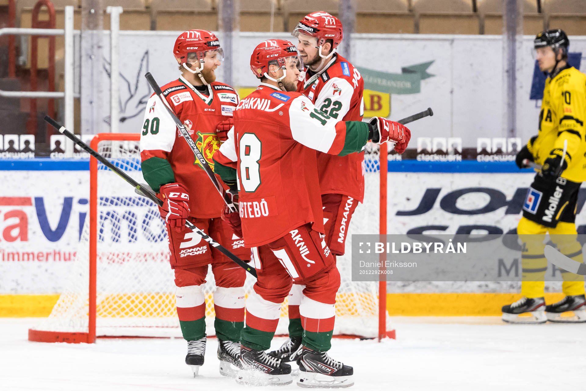 Moras Daniel Ljungren och Moras Mattias Nörstebö och