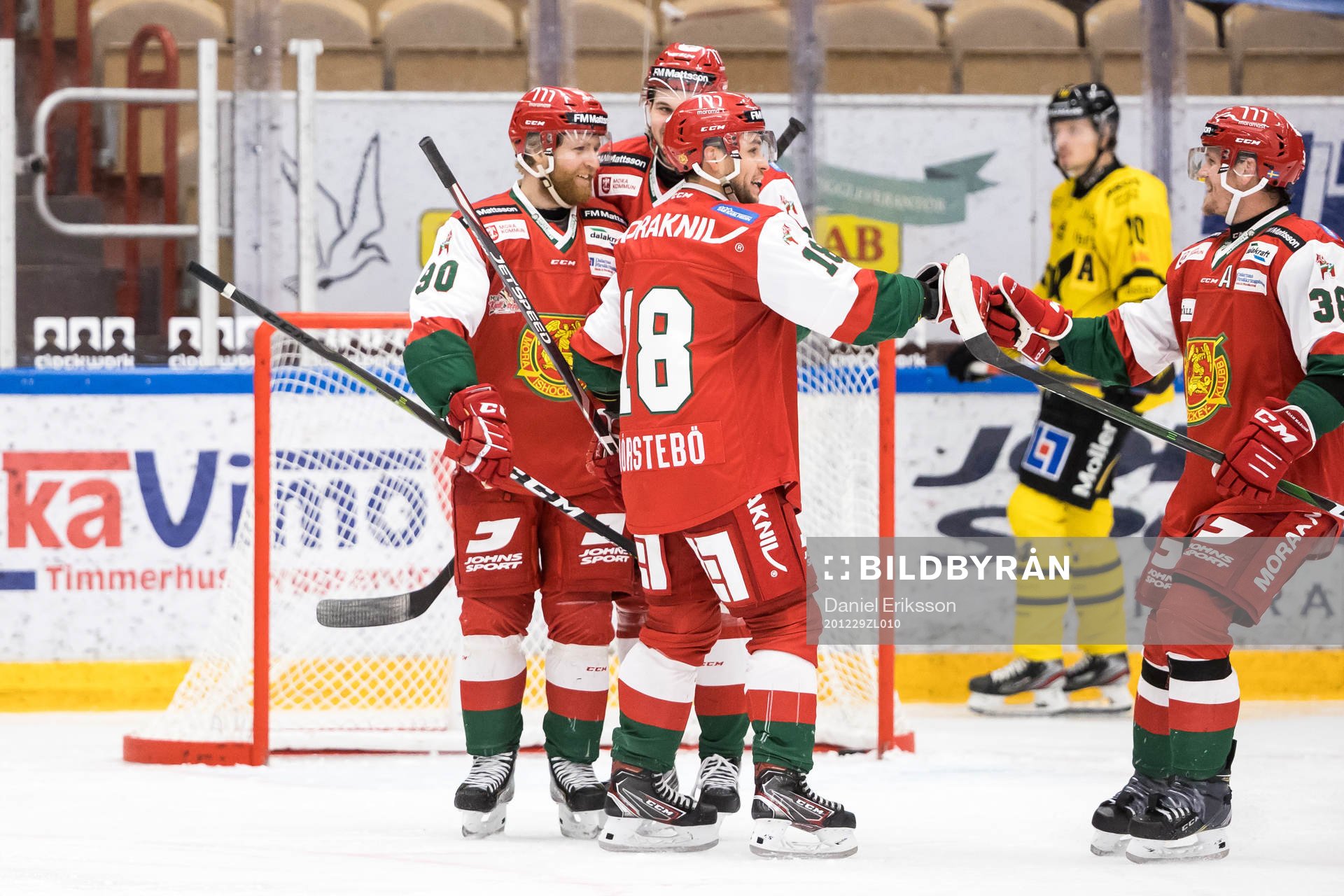 Moras Daniel Ljungren och Moras Mattias Nörstebö och