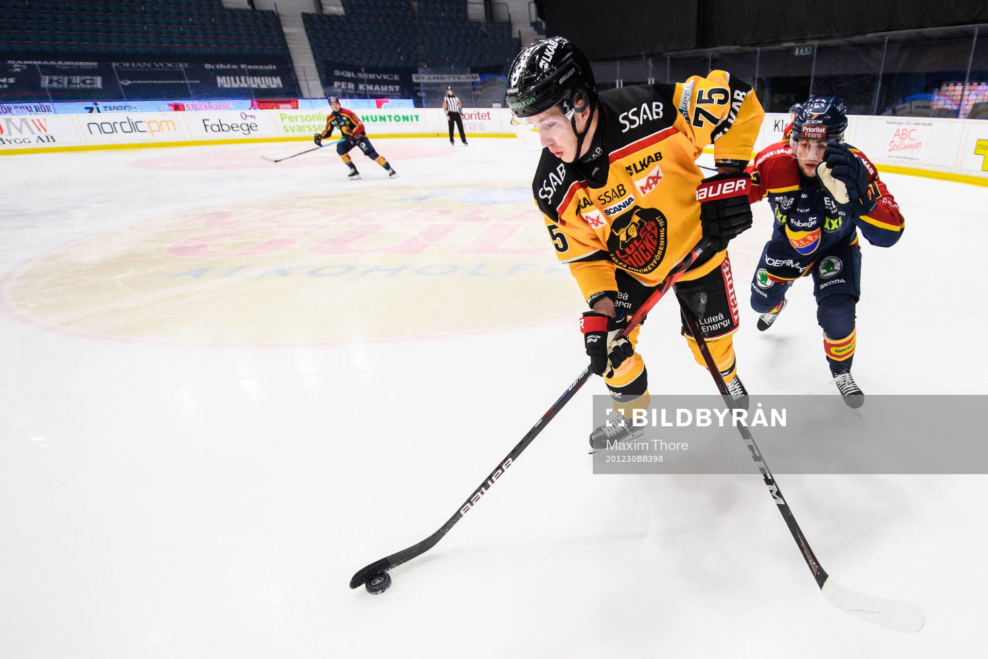 Luleås Arttu Ilomäki och Djurgårdens Robert Nardella