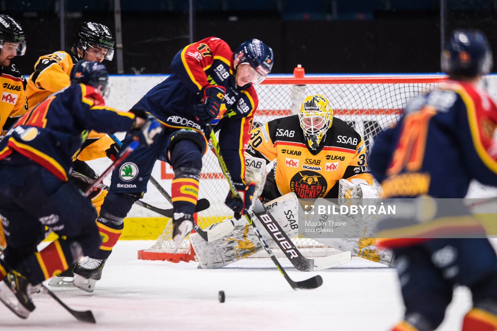 Luleås målvakt David Rautio