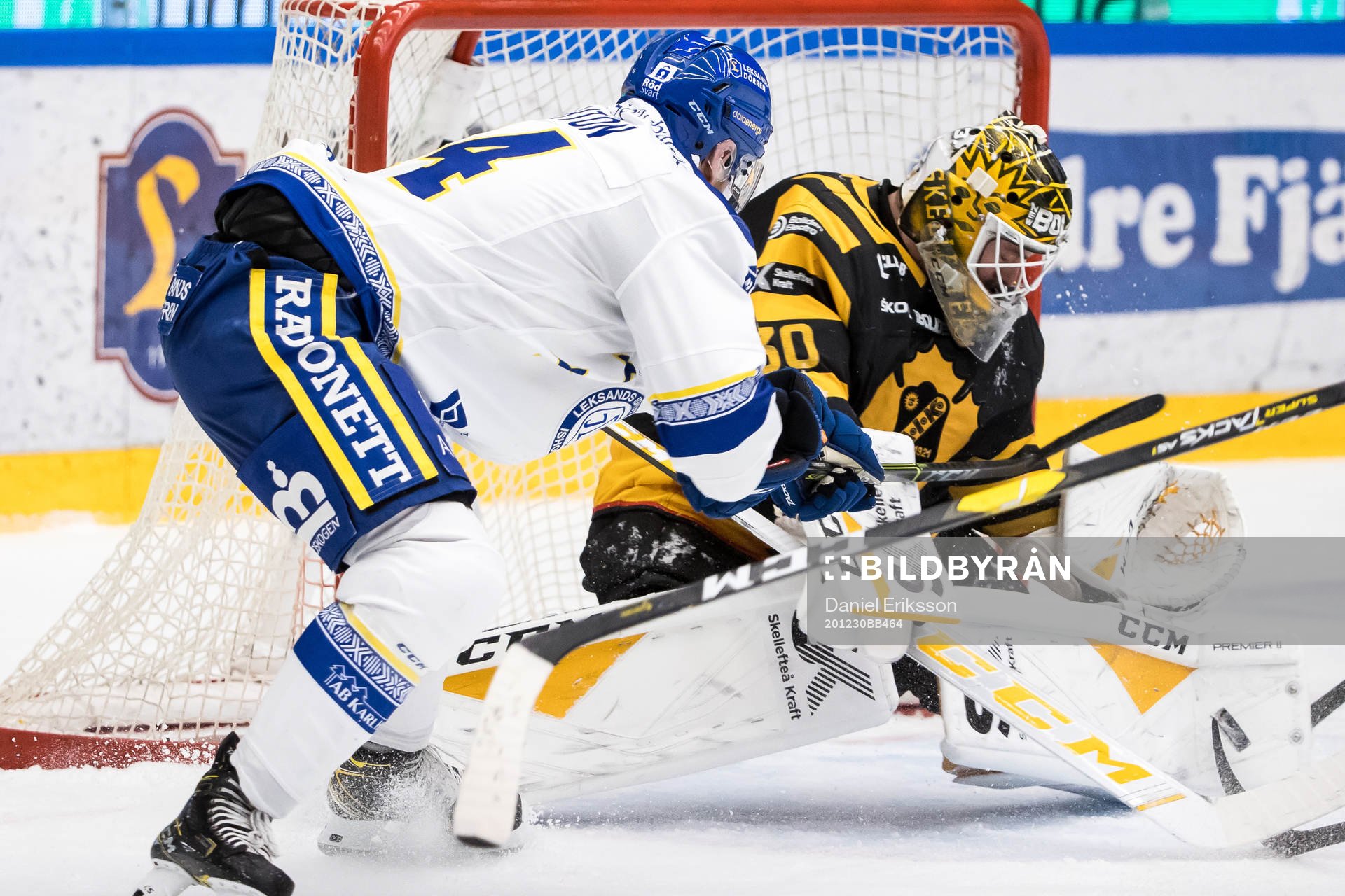 Leksands Carter Ashton oroar framför Skellefteås målvakt