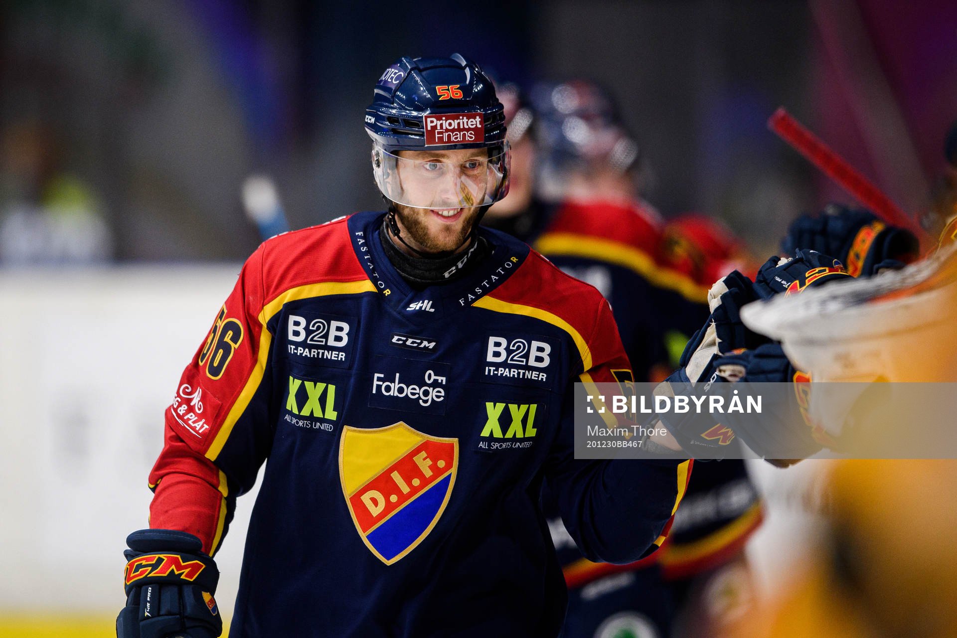 Djurgårdens Robin Norell jublar