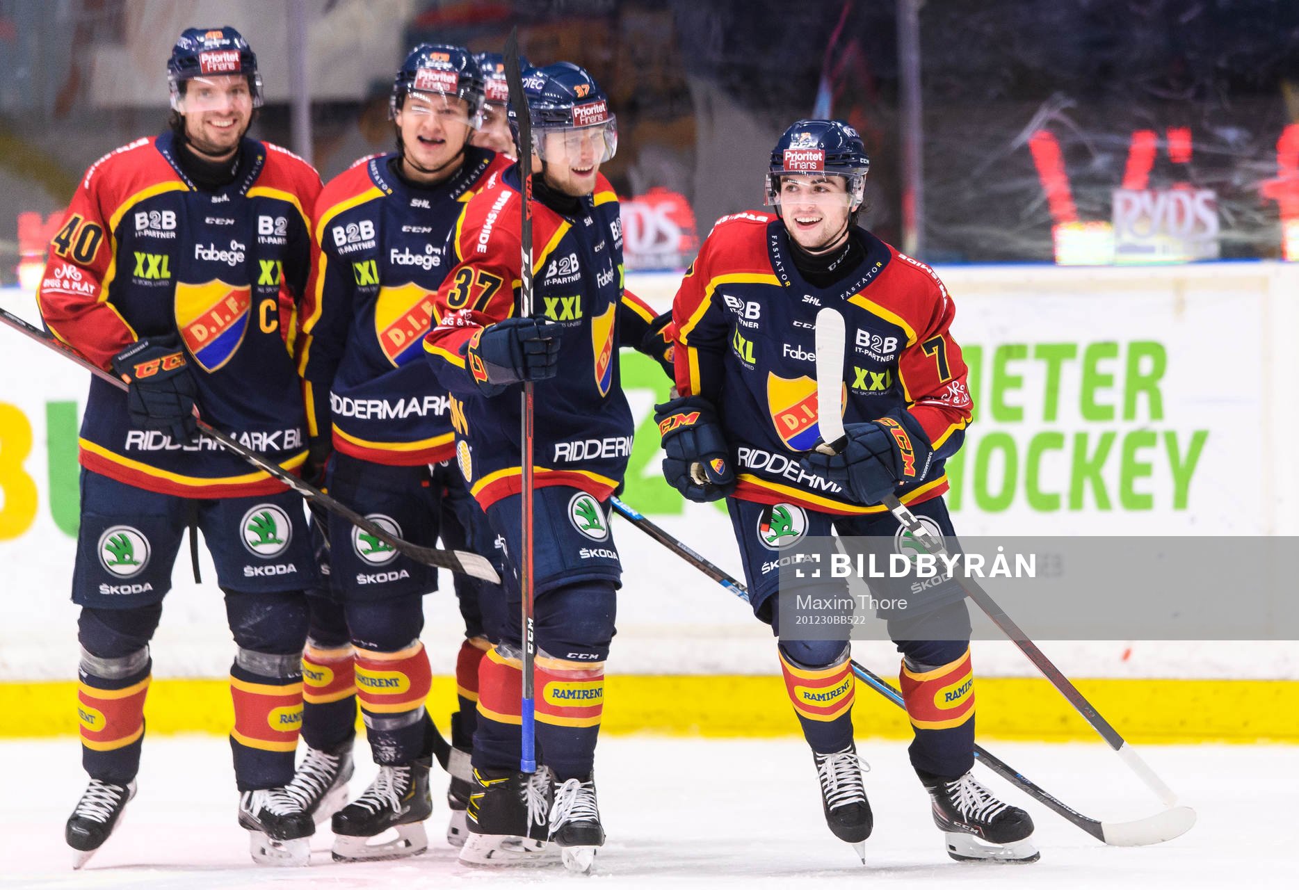 Djurgårdens Robert Nardella jublar