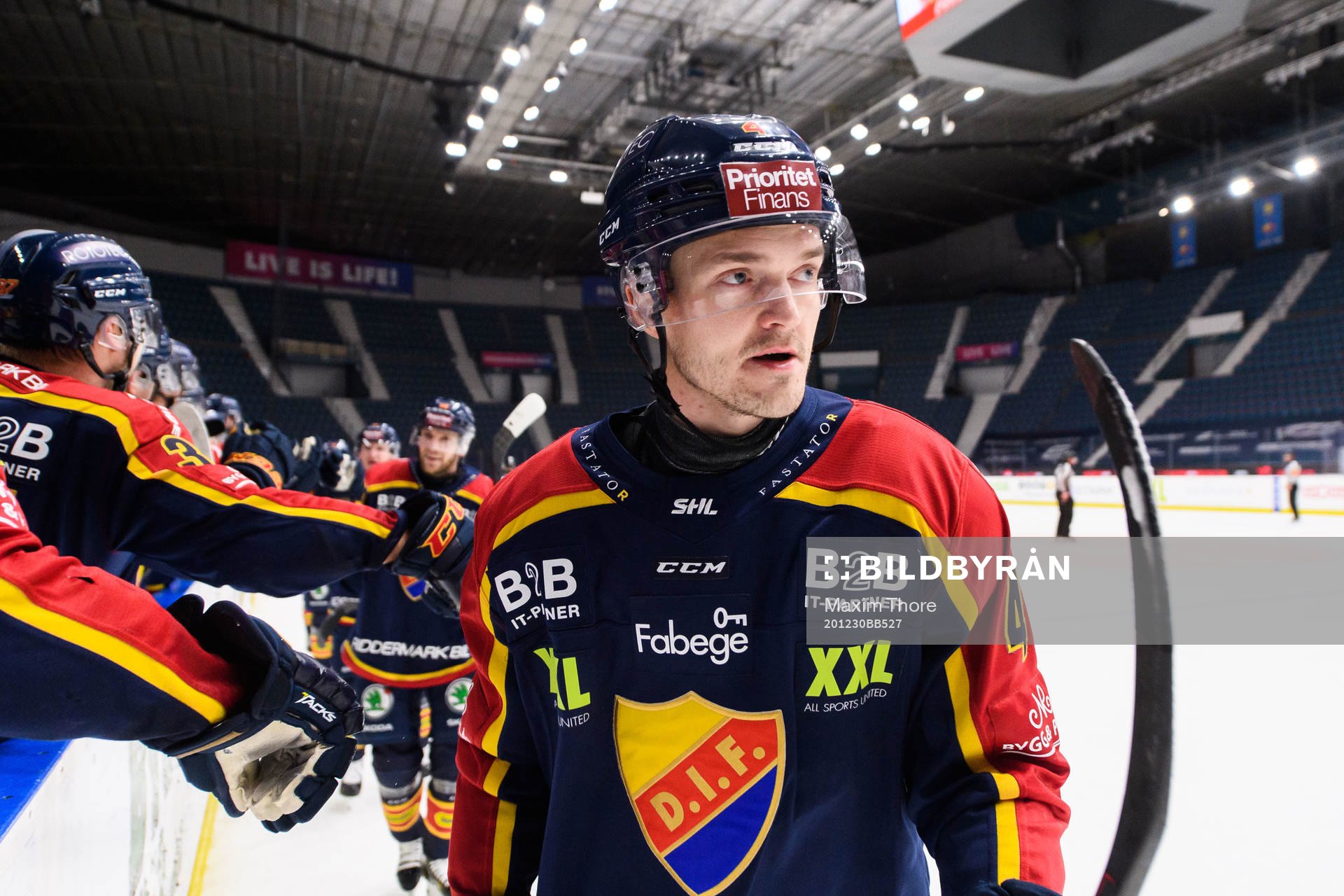 Djurgårdens Marcus Högström jublar