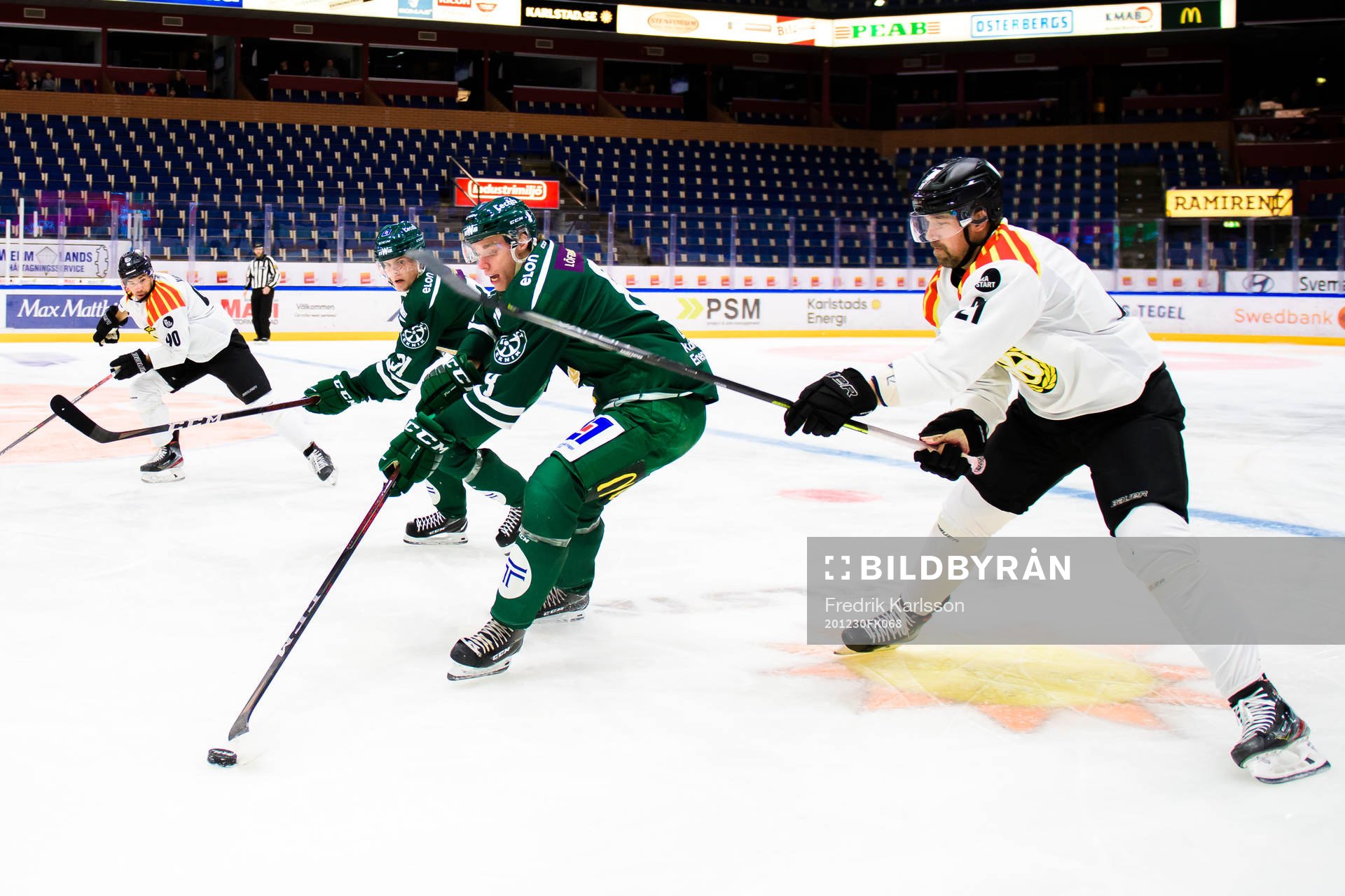 Färjestads Leo Lööf och Brynäs Patrik Berglund