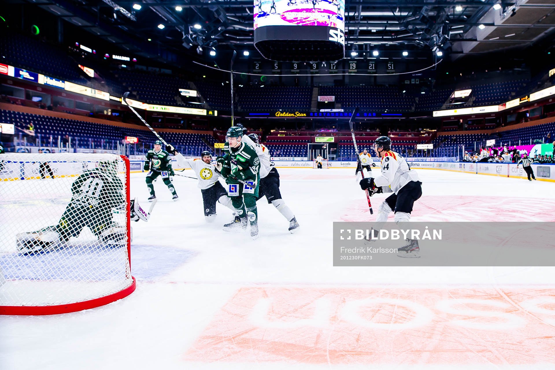 Brynäs Anton Rödin och Nicklas Danielsson jublar