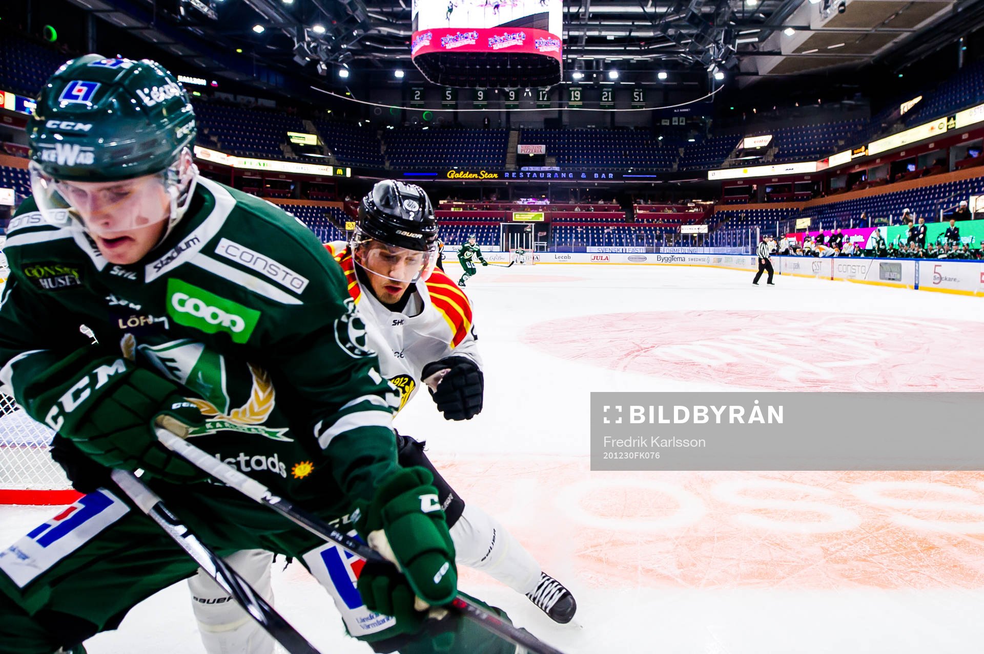 Färjestads Carl Jakobsson och Brynäs Kristofer Berglund