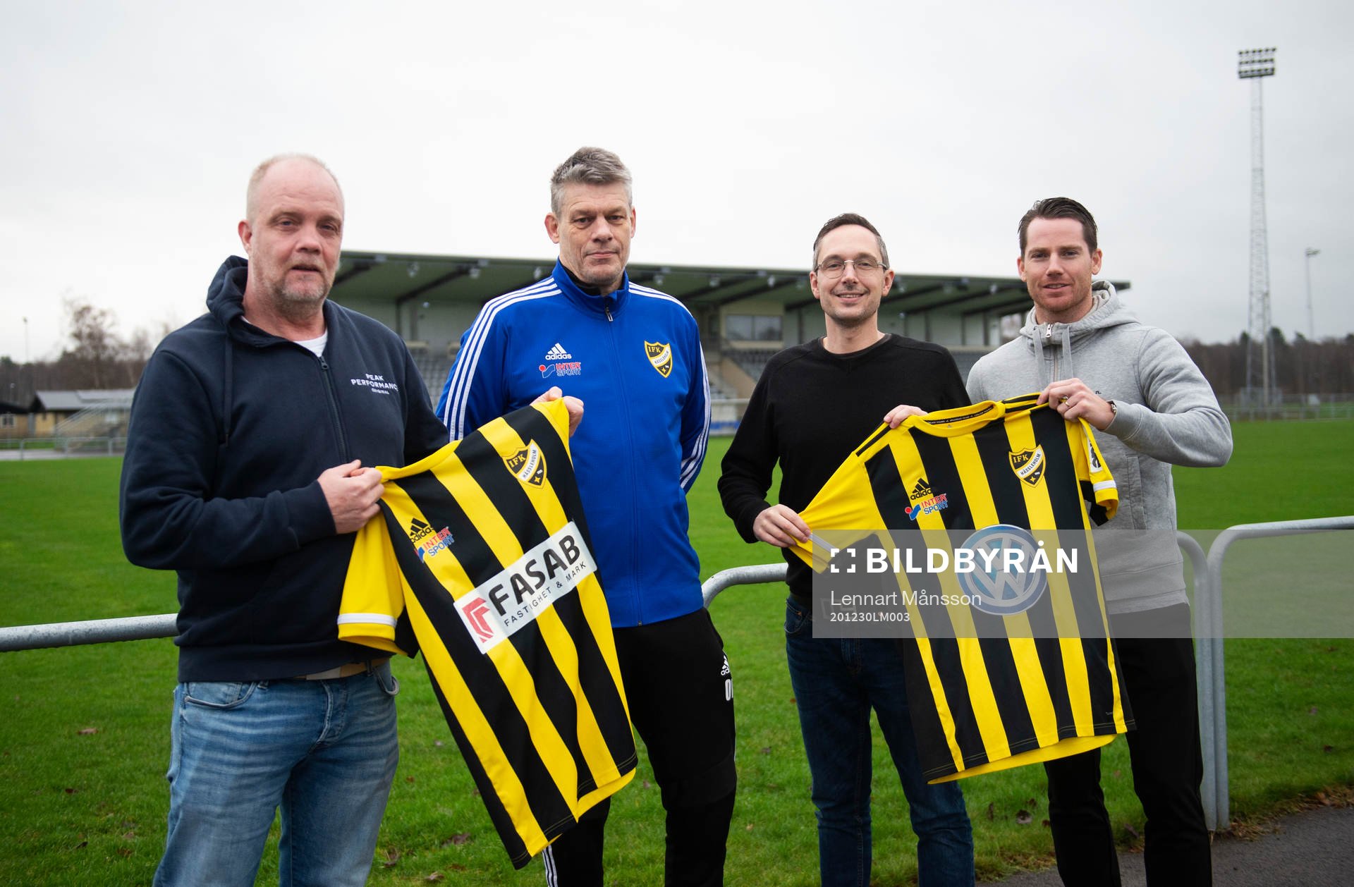 IFK Hässleholms tränartrio Johan ”Sheriffen” Persson
