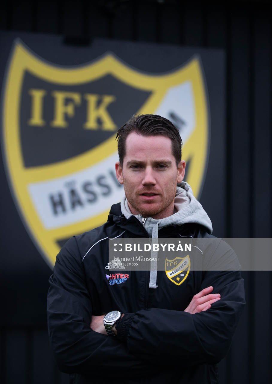 IFK Hässleholms tränartrio Johan ”Sheriffen” Persson