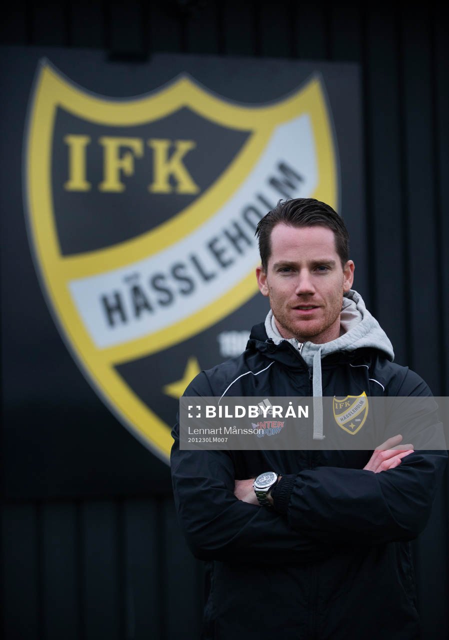 IFK Hässleholms tränartrio Johan ”Sheriffen” Persson