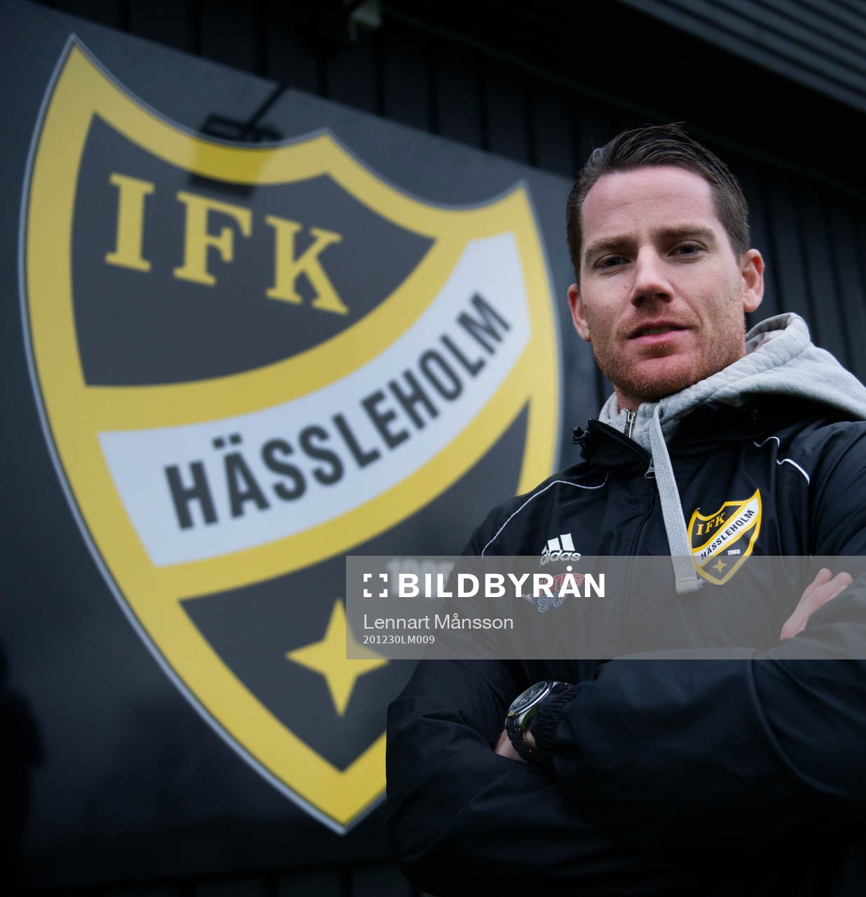 IFK Hässleholms tränartrio Johan ”Sheriffen” Persson