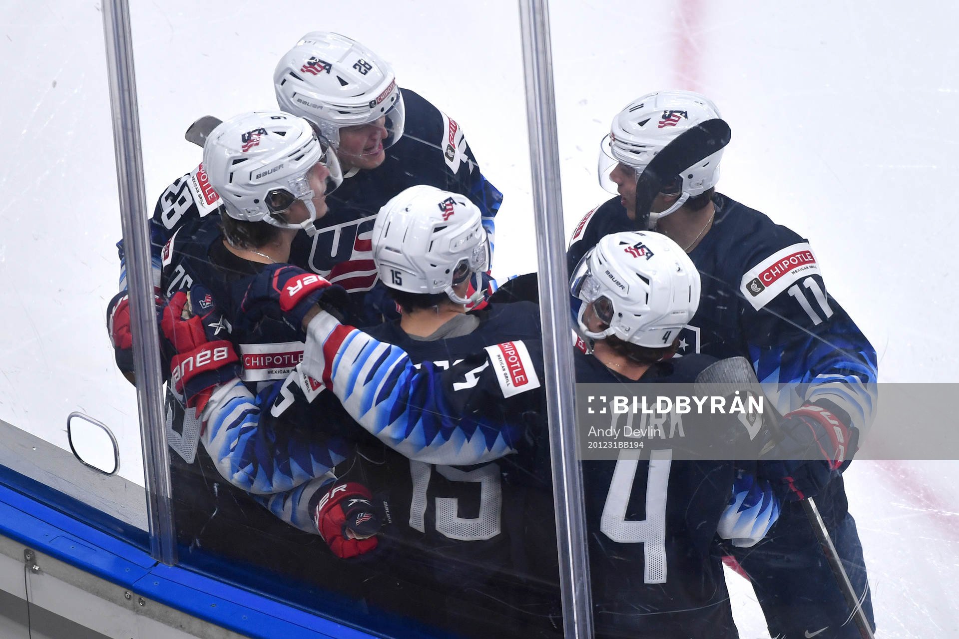 Trevor Zegras, Cam York, Brock Faber, Arthur Kaliyev and