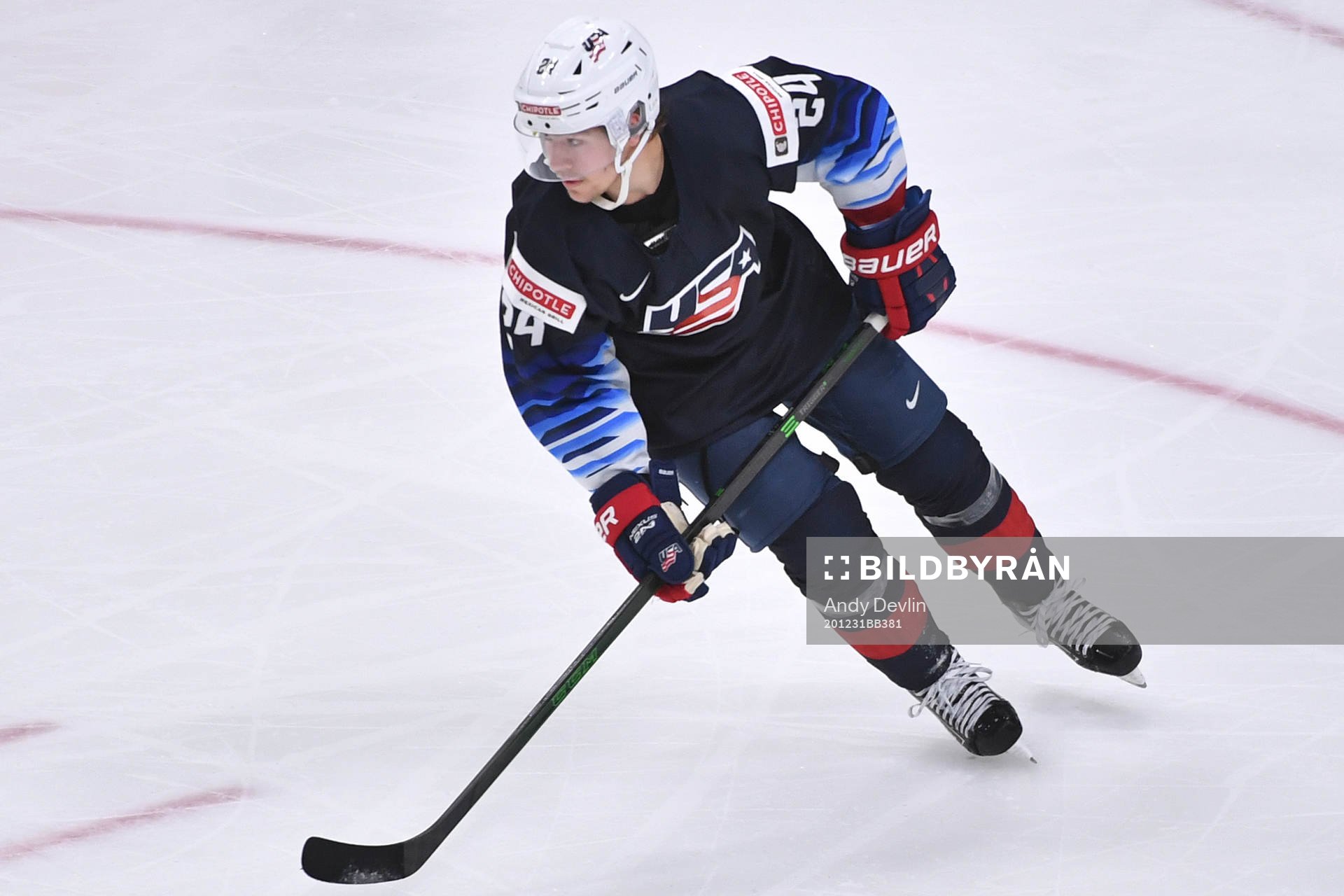 Bobby Brink of USA skates