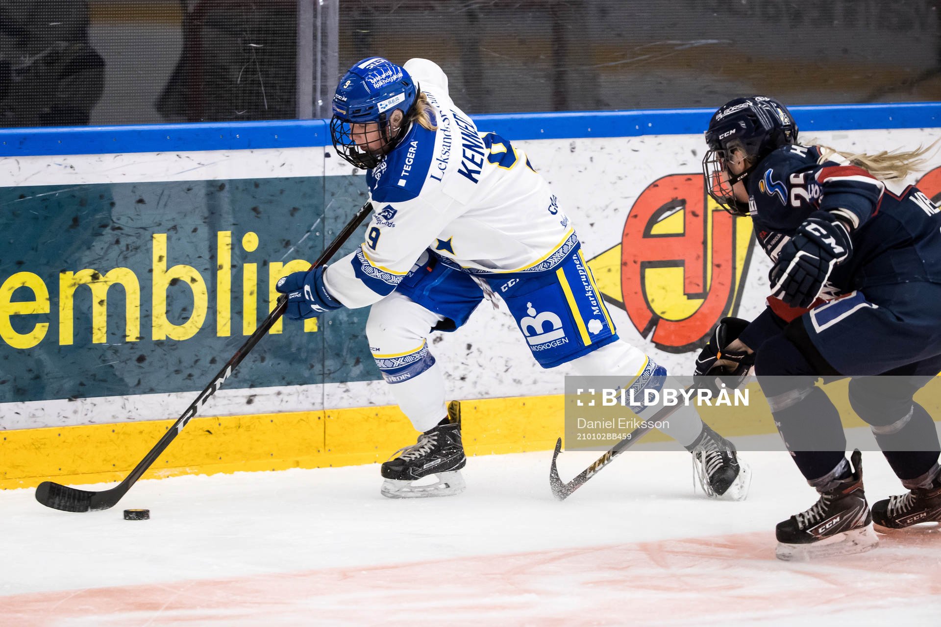 Leksands Madeleine Hall och Linköpings Moa Wernblom