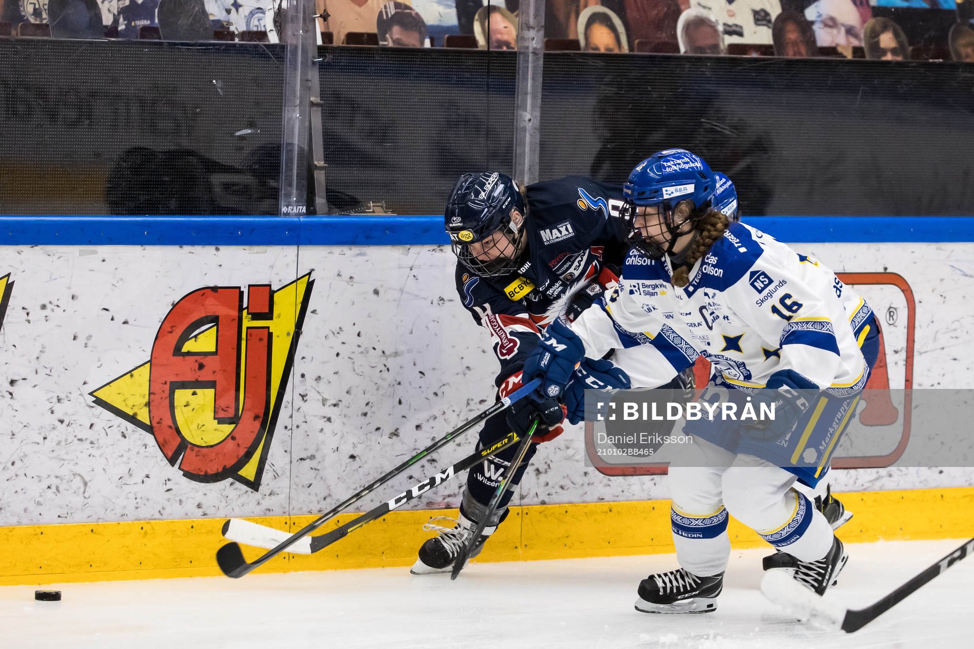 Linköpings Jennifer Wakefield och Leksands Kajsa Armborg
