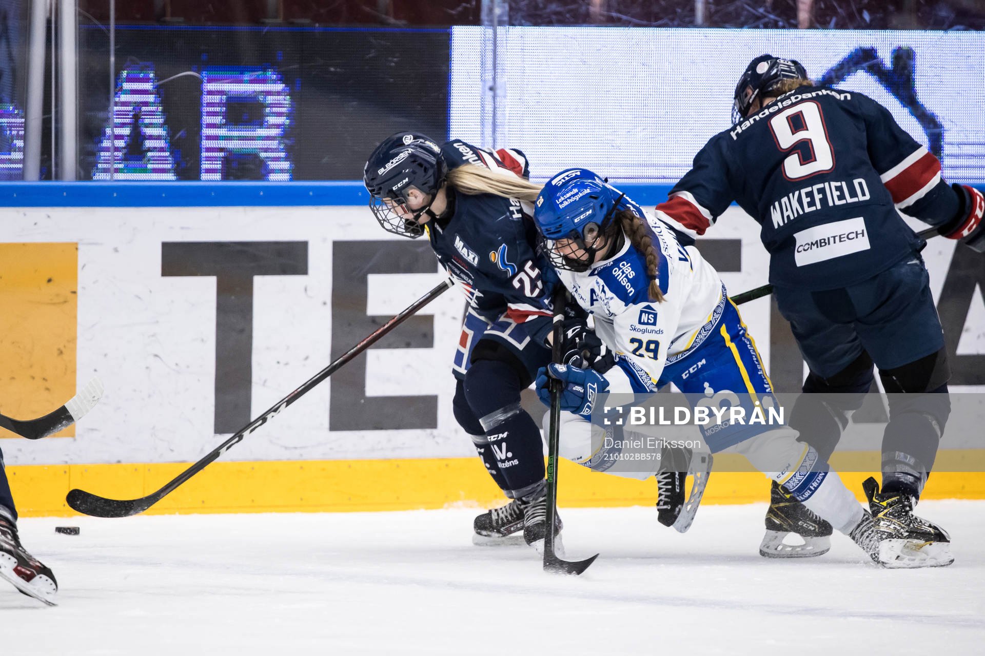 Linköpings Moa Wernblom och Leksands Moa Viklund