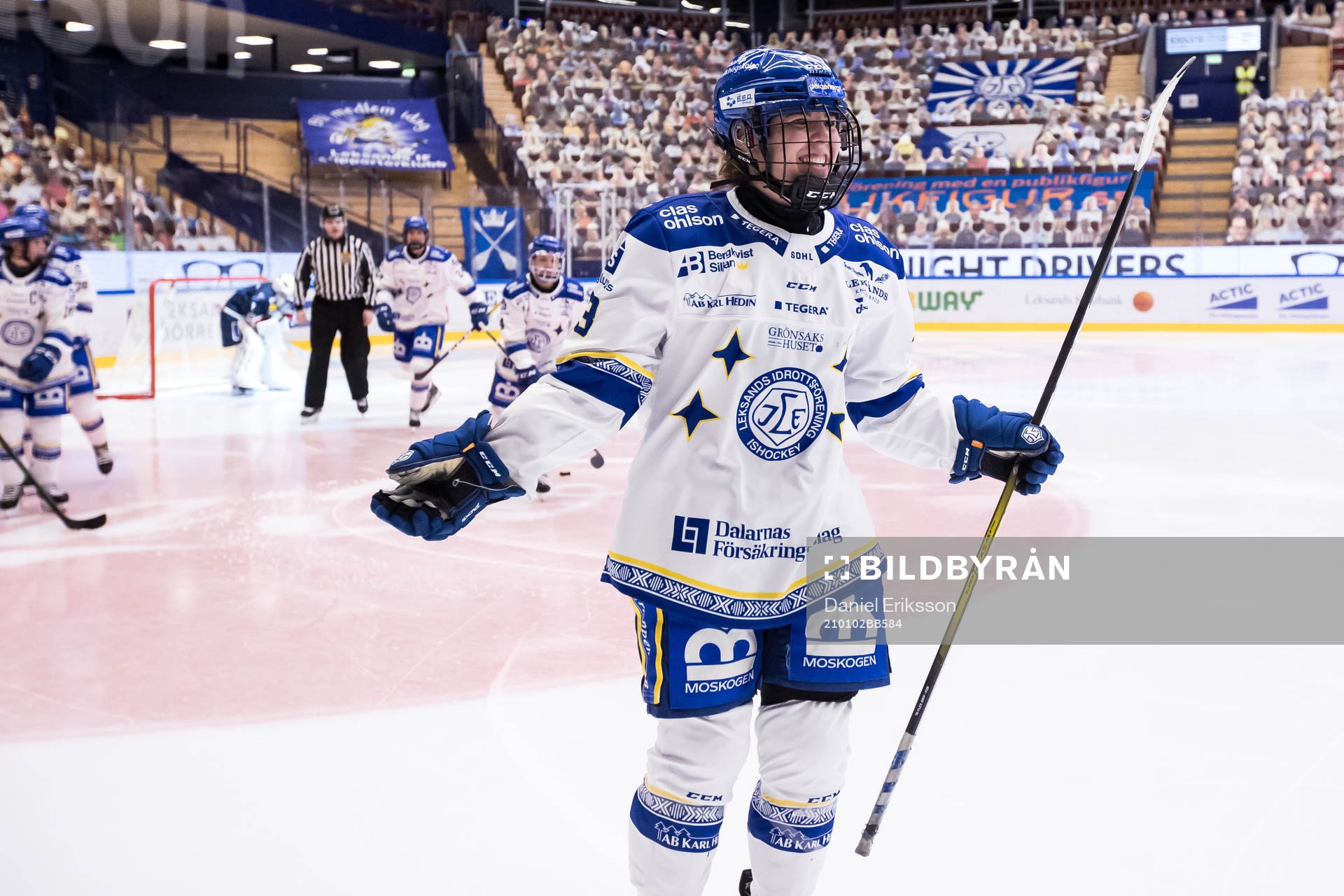 Leksands Saana Valkama jubel