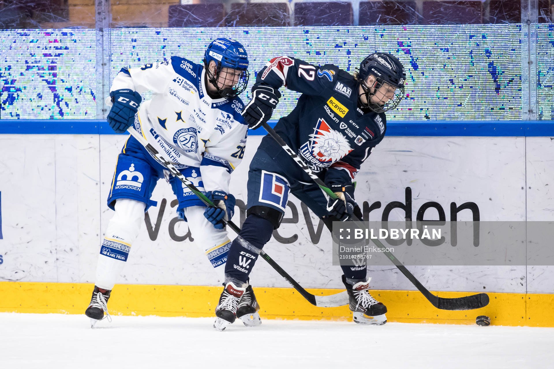 Leksands Annie Silén och Linköpings Ingrid Morset