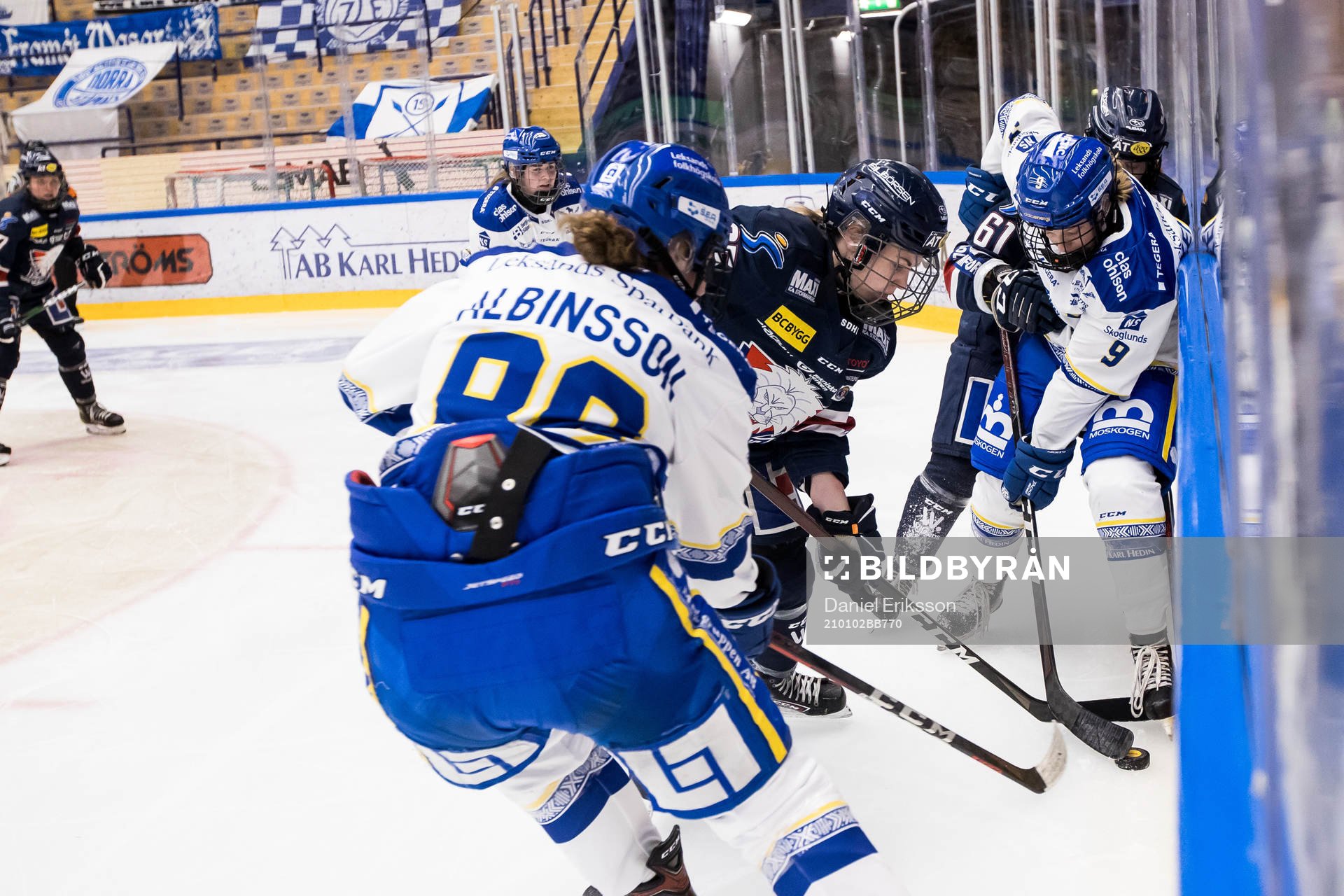 Linköpings Moa Wernblom och Leksands Kathryn Kennedy