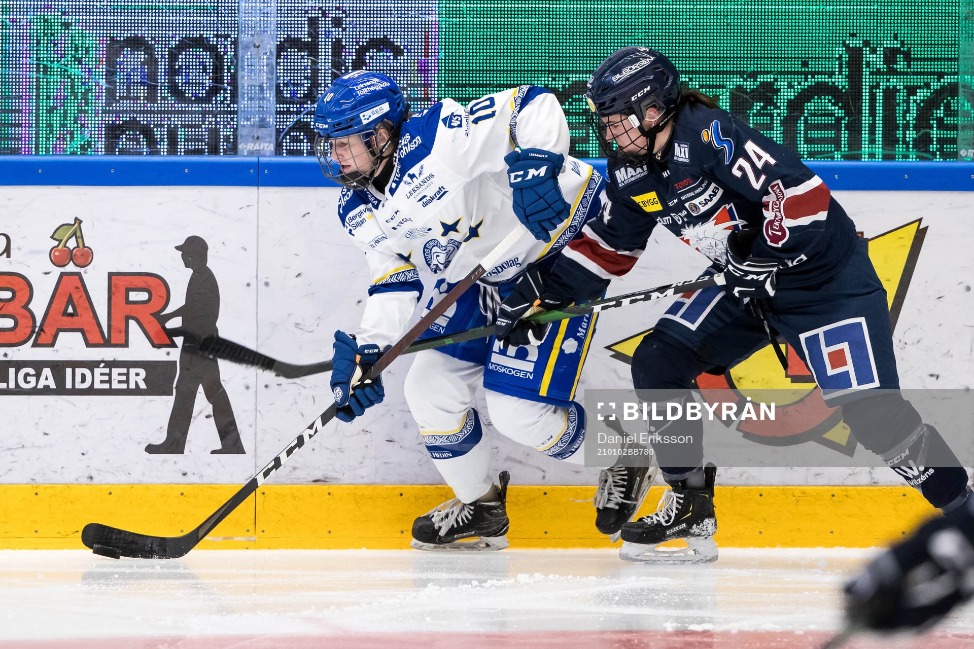 Leksands Shea Demale och Linköpings Carly Bullock