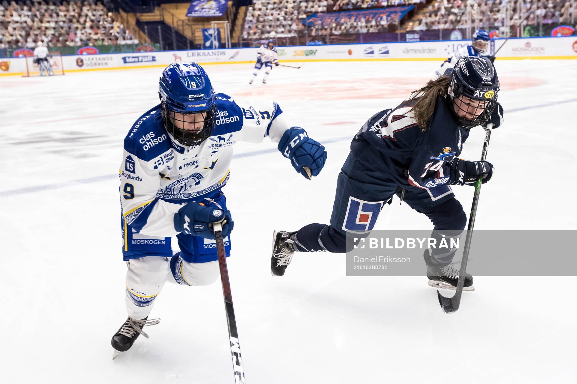 Leksands Kathryn Kennedy och Linköpings Carly Bullock