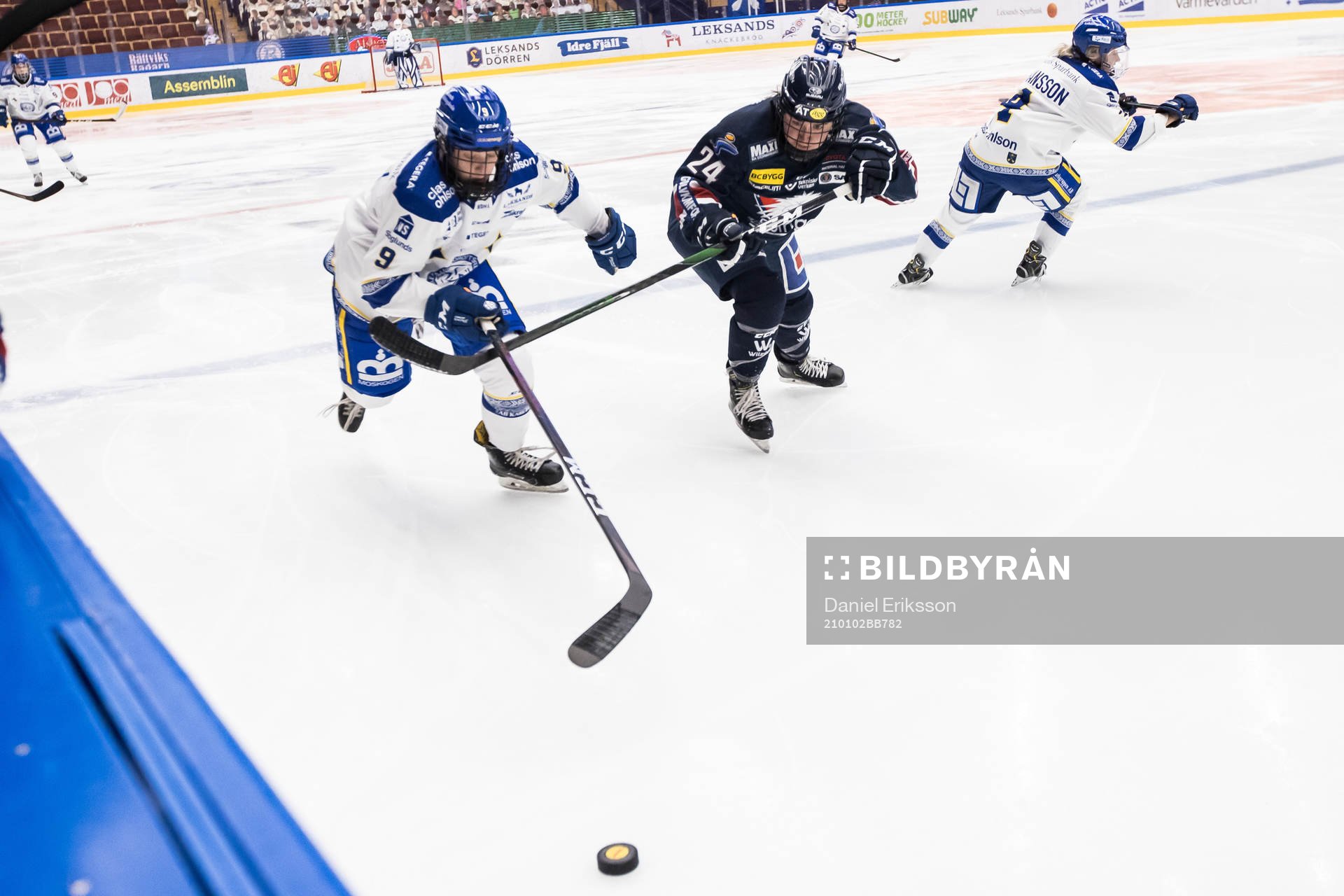 Leksands Kathryn Kennedy och Linköpings Carly Bullock