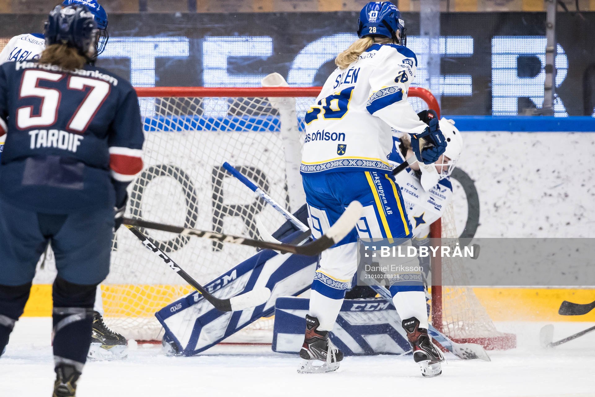 Leksands målvakt Amanda Johansson