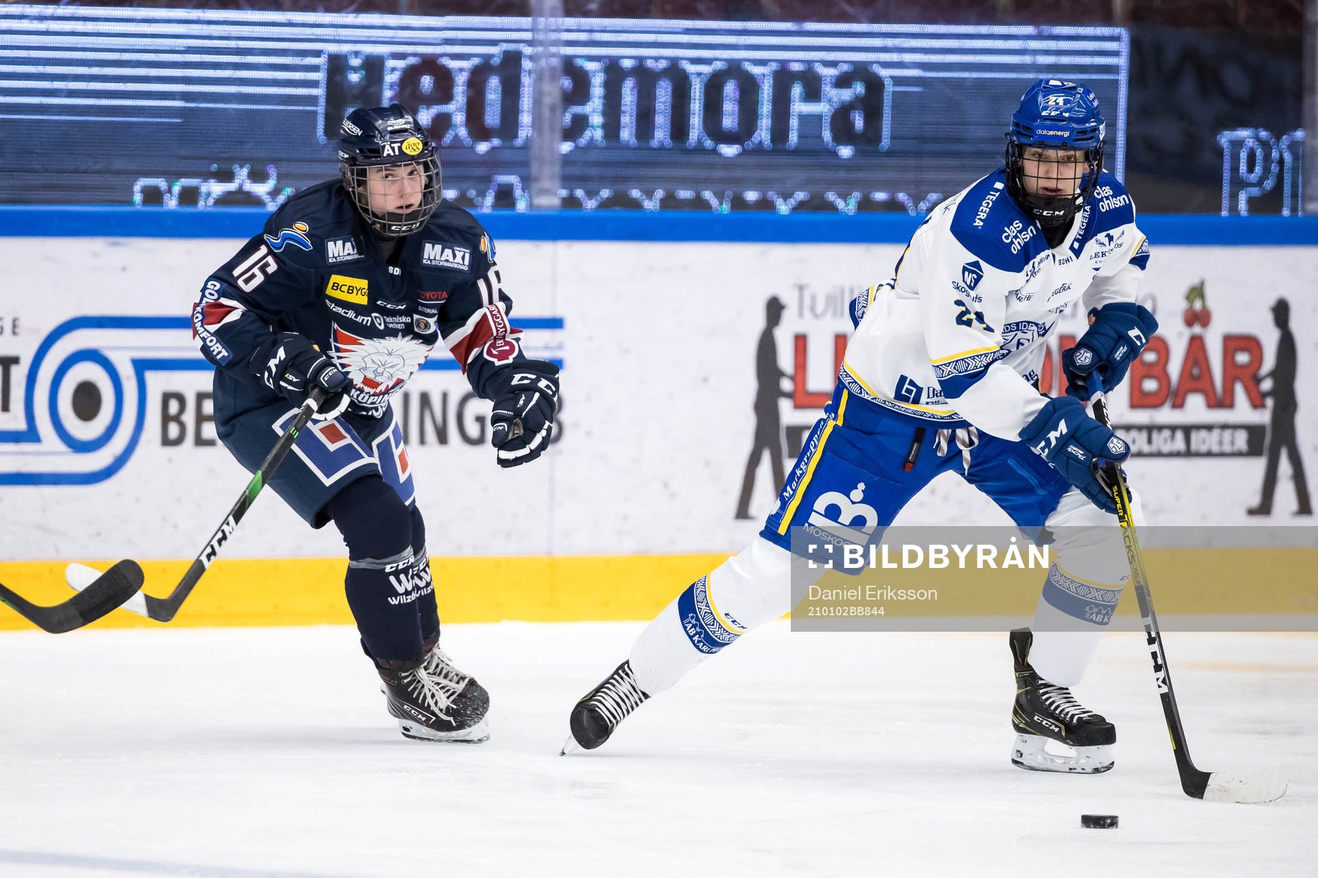 Linköpings Marthe Brunvold och Leksands Ida Karlsson