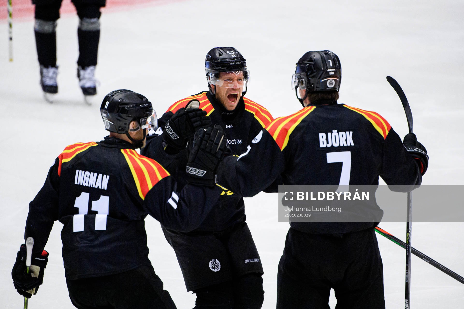 Brynäs Josef Ingman , Nicklas Danielsson och Marcus Björk