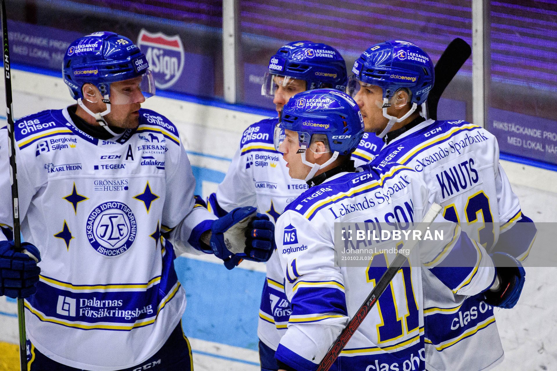 Leksands Jonas Ahnelöv, Fredrik Forsberg , Martin Karlsson