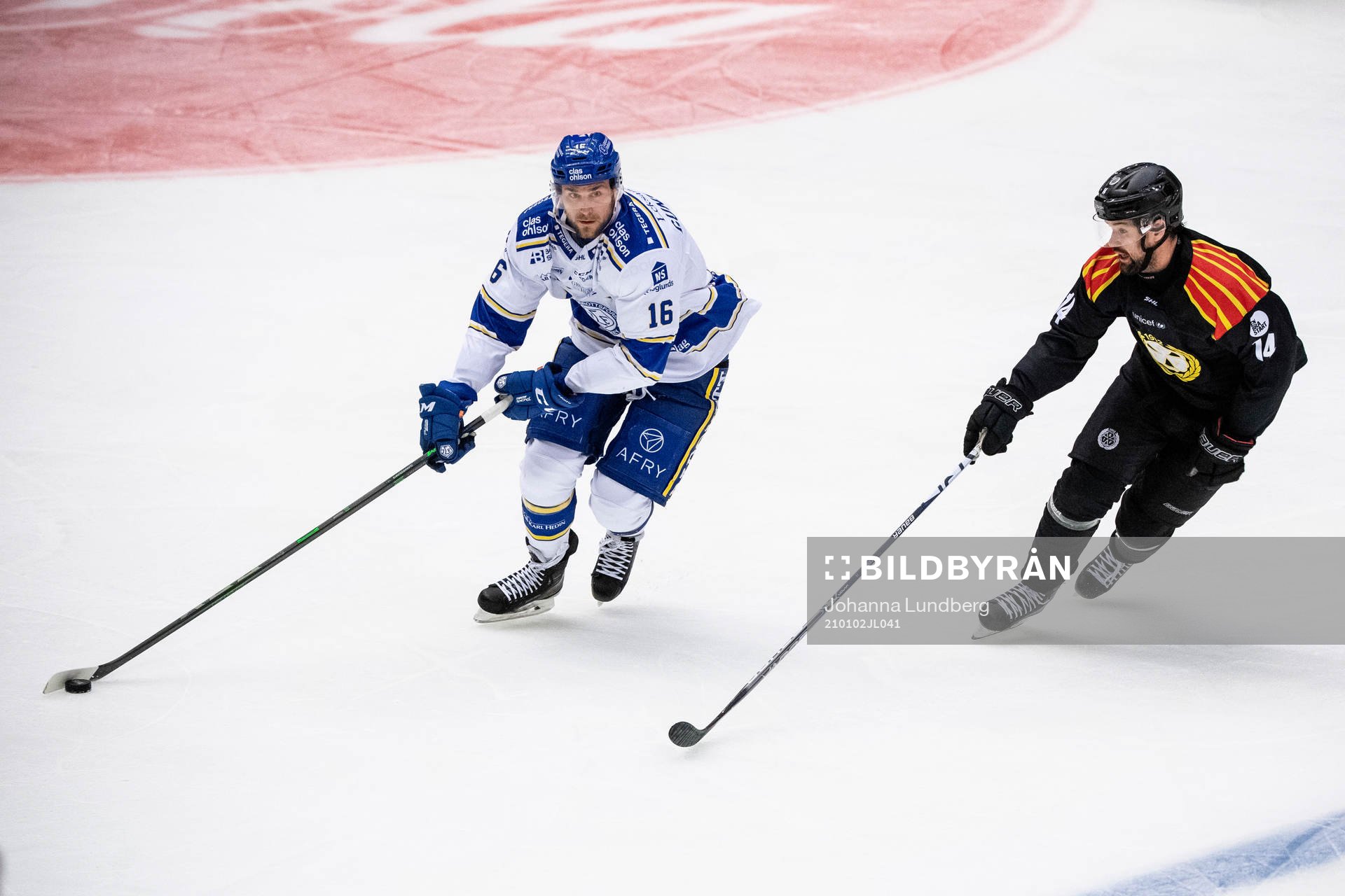 Leksands Daniel Gunnarsson och Brynäs Johan Alcén