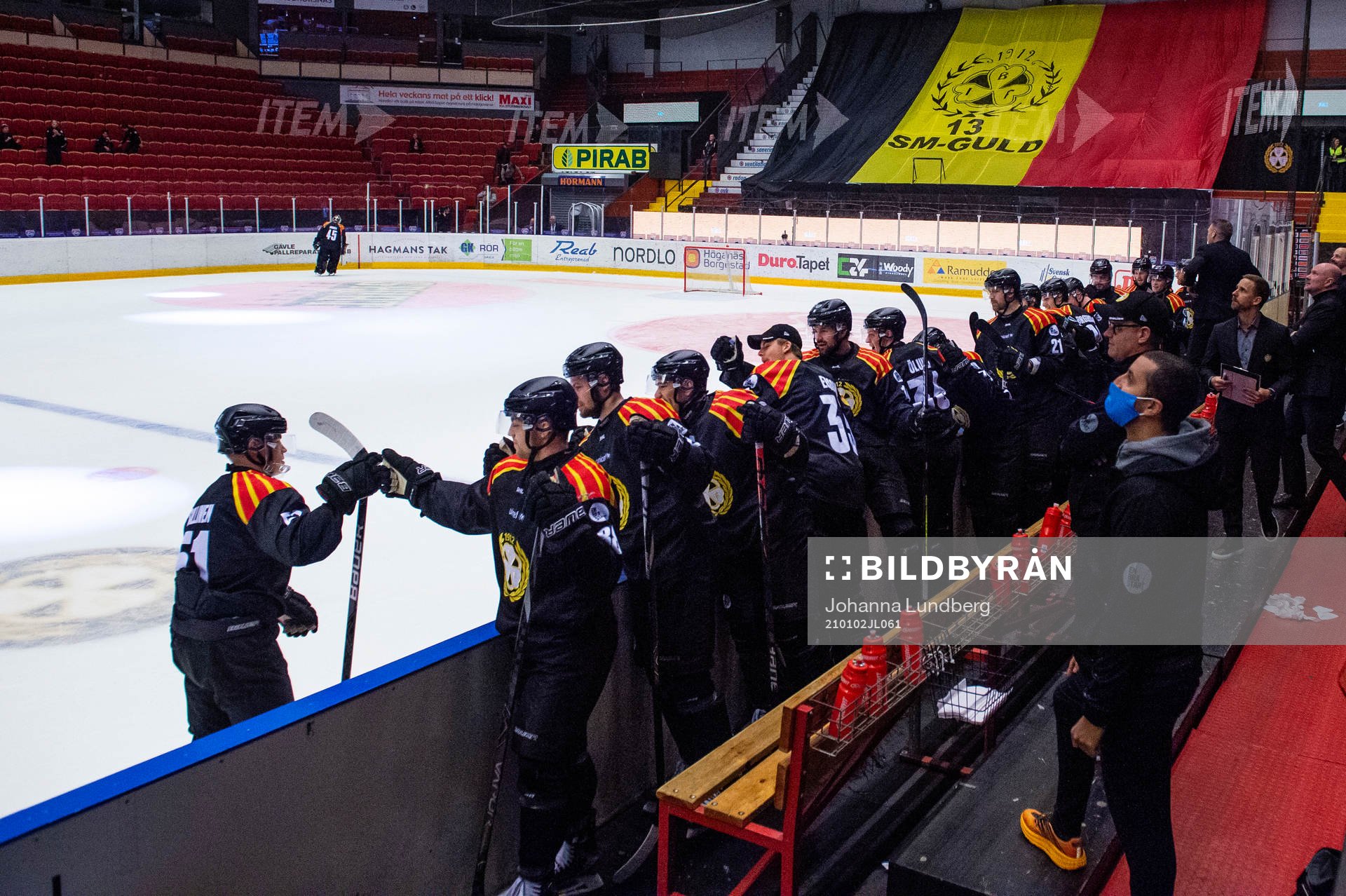 Brynäs Tomi Sallinen jublar