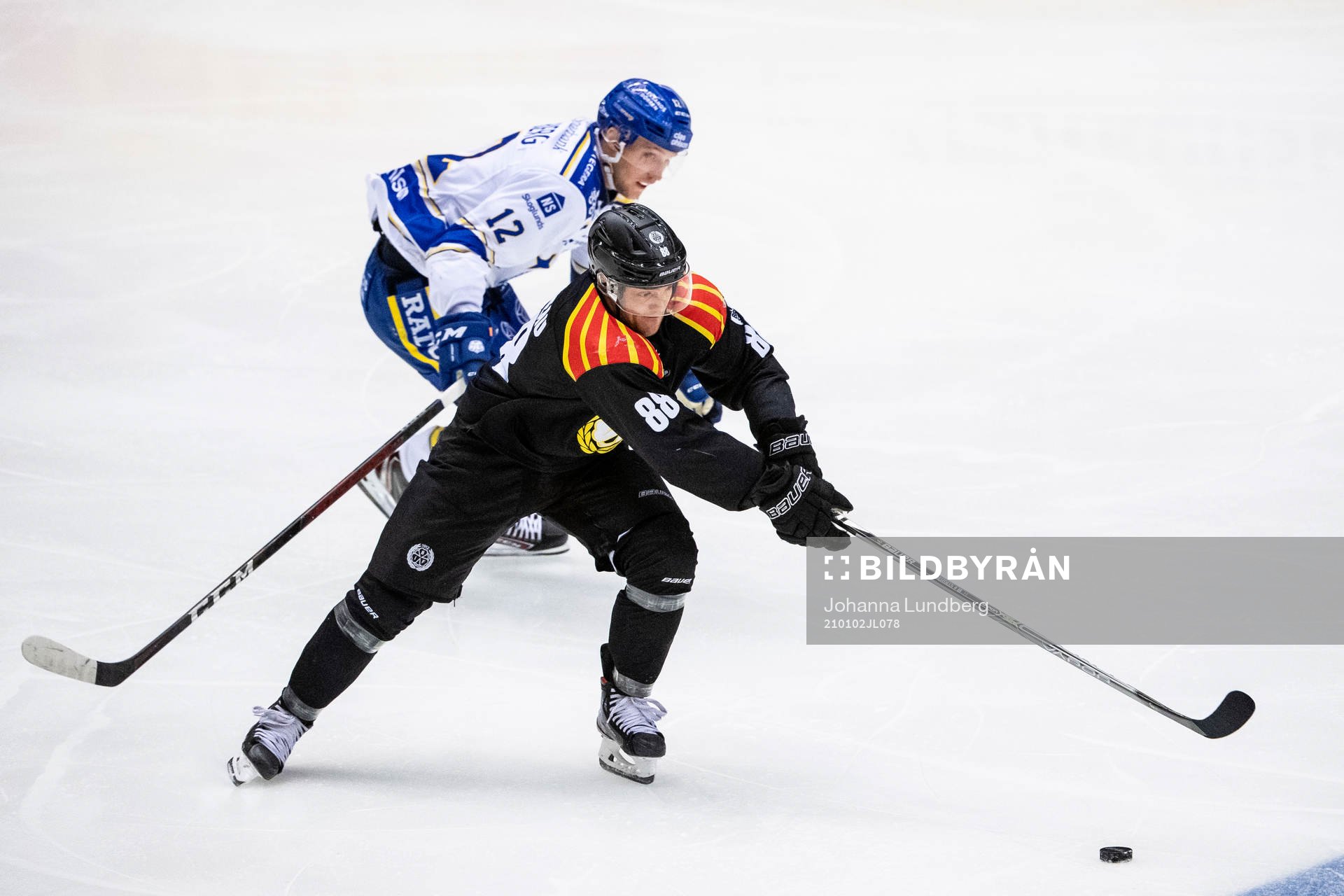 Leksands Fredrik Forsberg och Brynäs Jaedon Descheneau