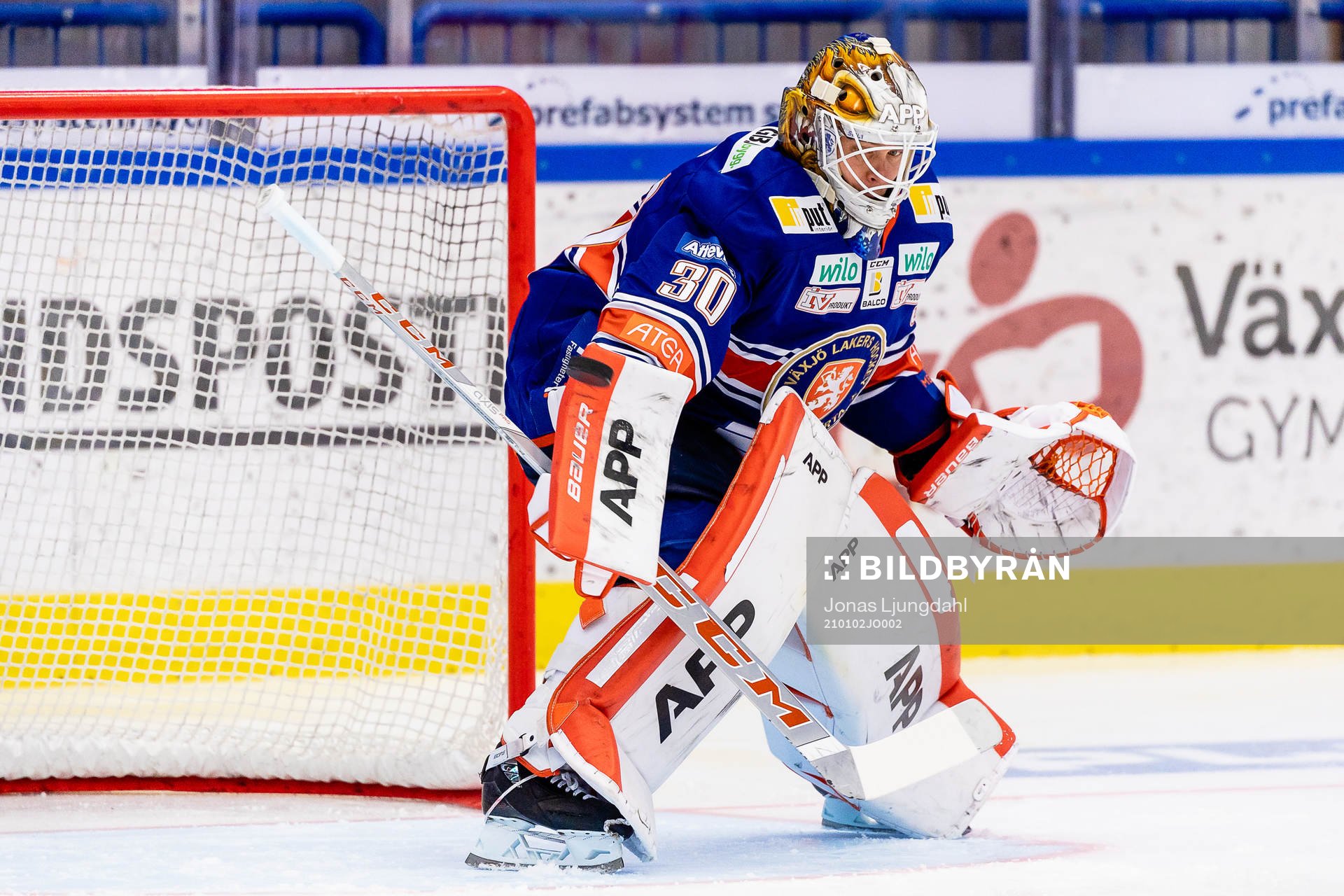Växjös målvakt Viktor Fasth