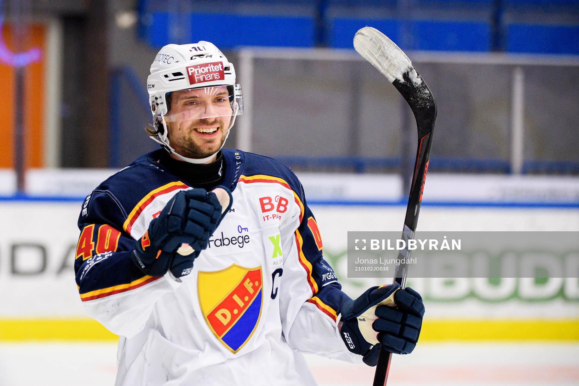 Djurgårdens Jacob Josefson jublar