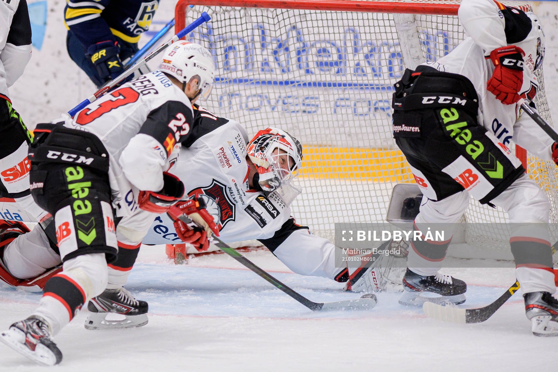Malmö Redhawks målvakt Lars Volden