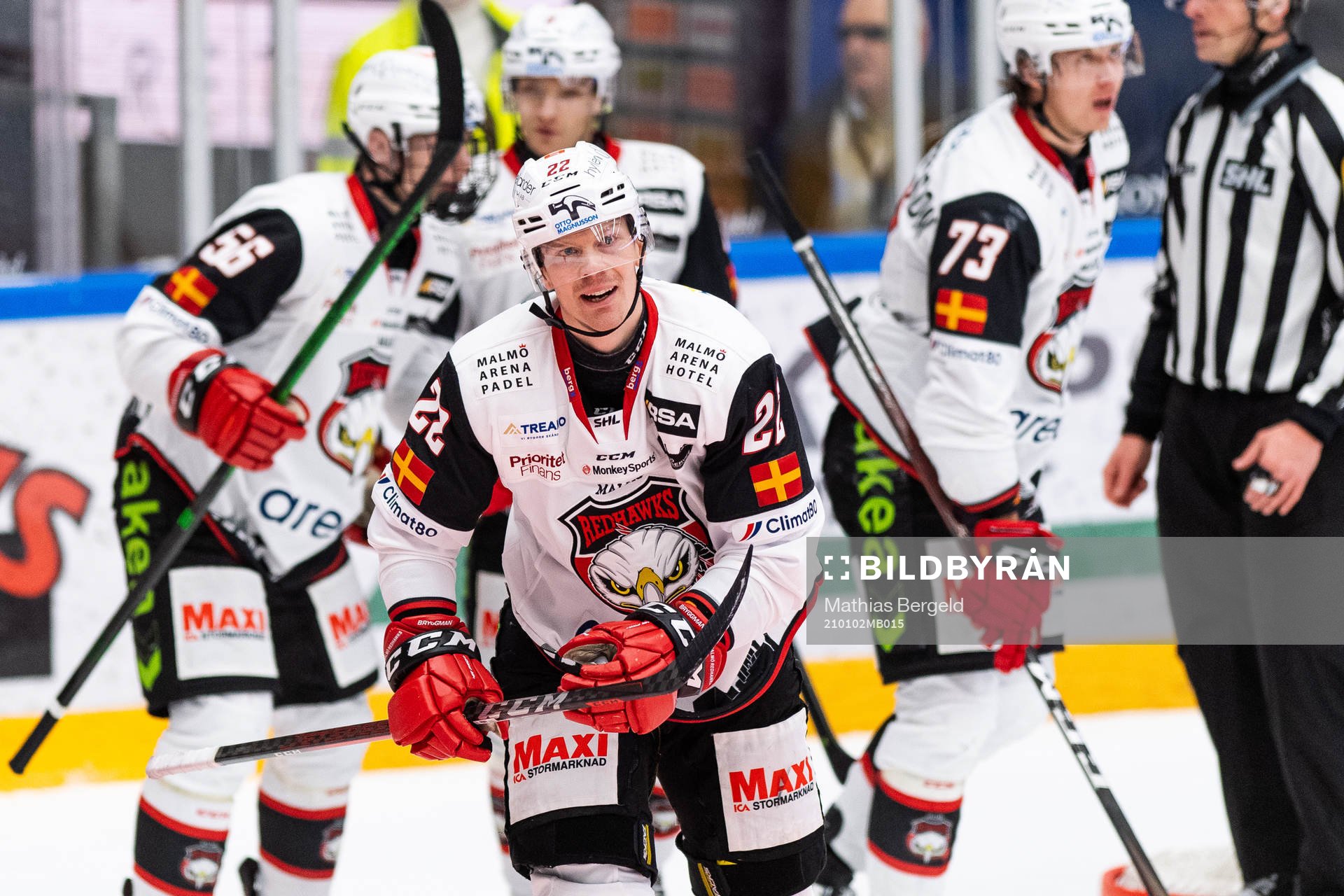 Malmö Redhawks Lars Bryggman jublar