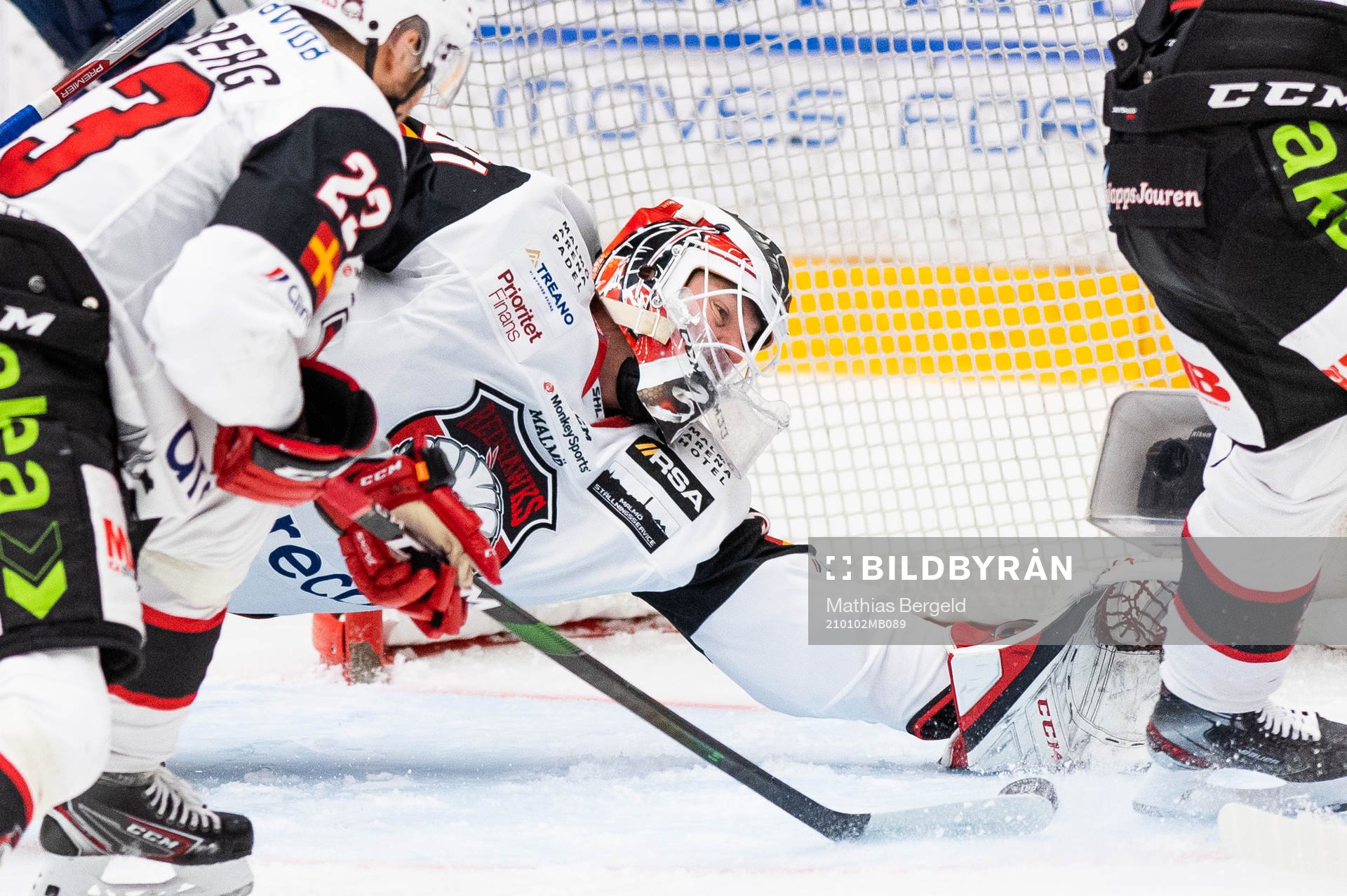 Malmö Redhawks målvakt Lars Volden