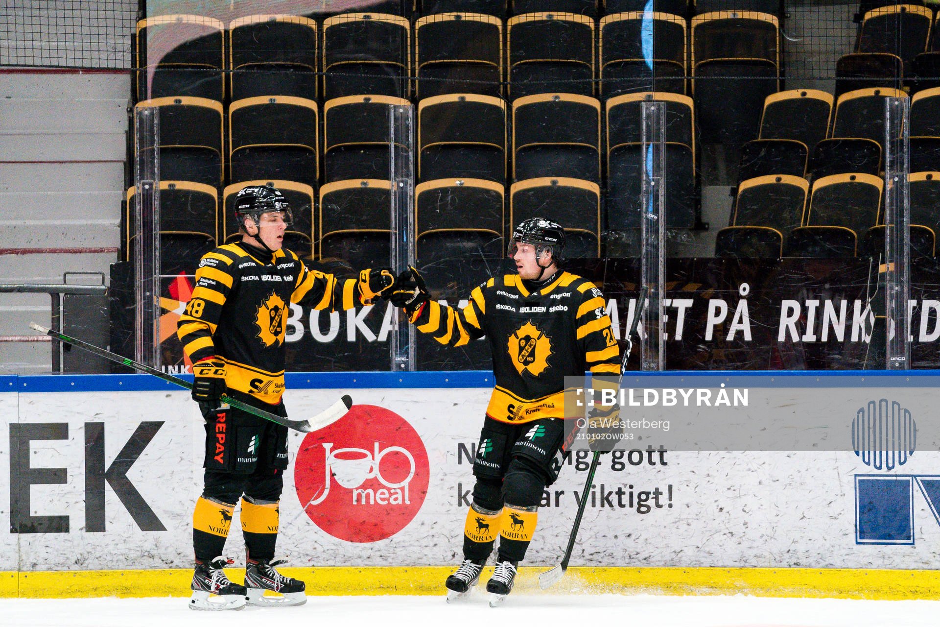 Skellefteås Jonatan Berggren och Skellefteås Jesper