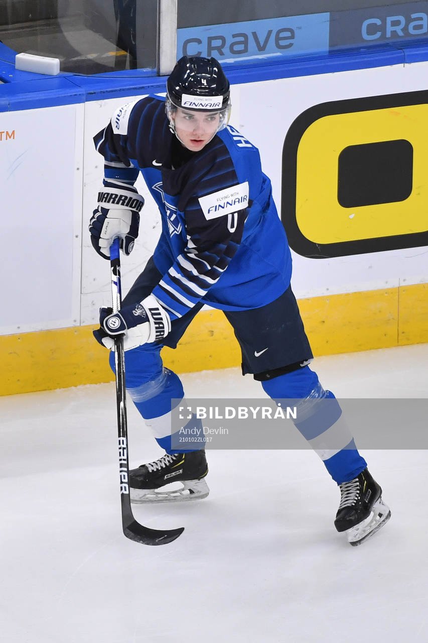 Ville Heinola of Finland skates