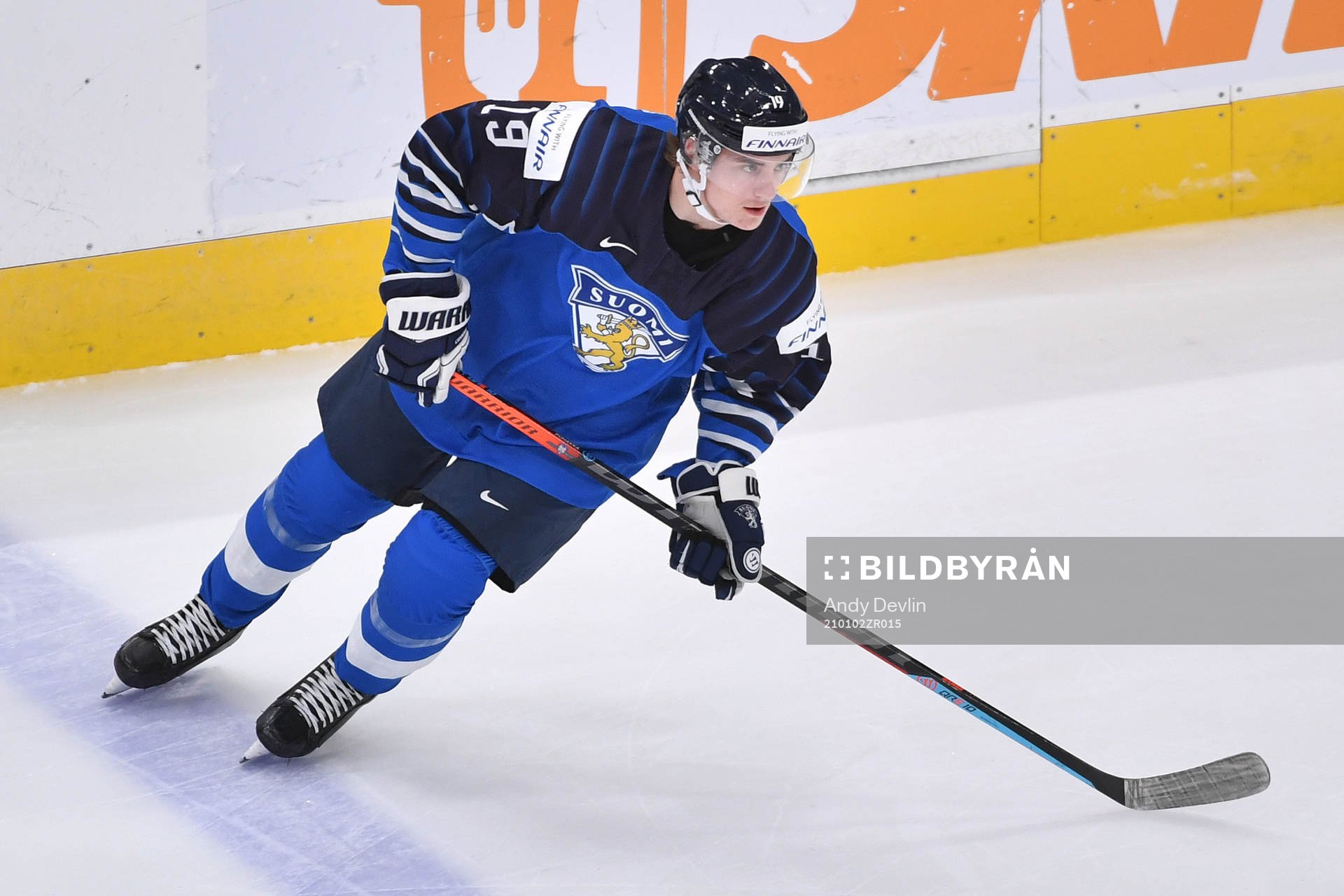 Petteri Puhakka of Finland skates