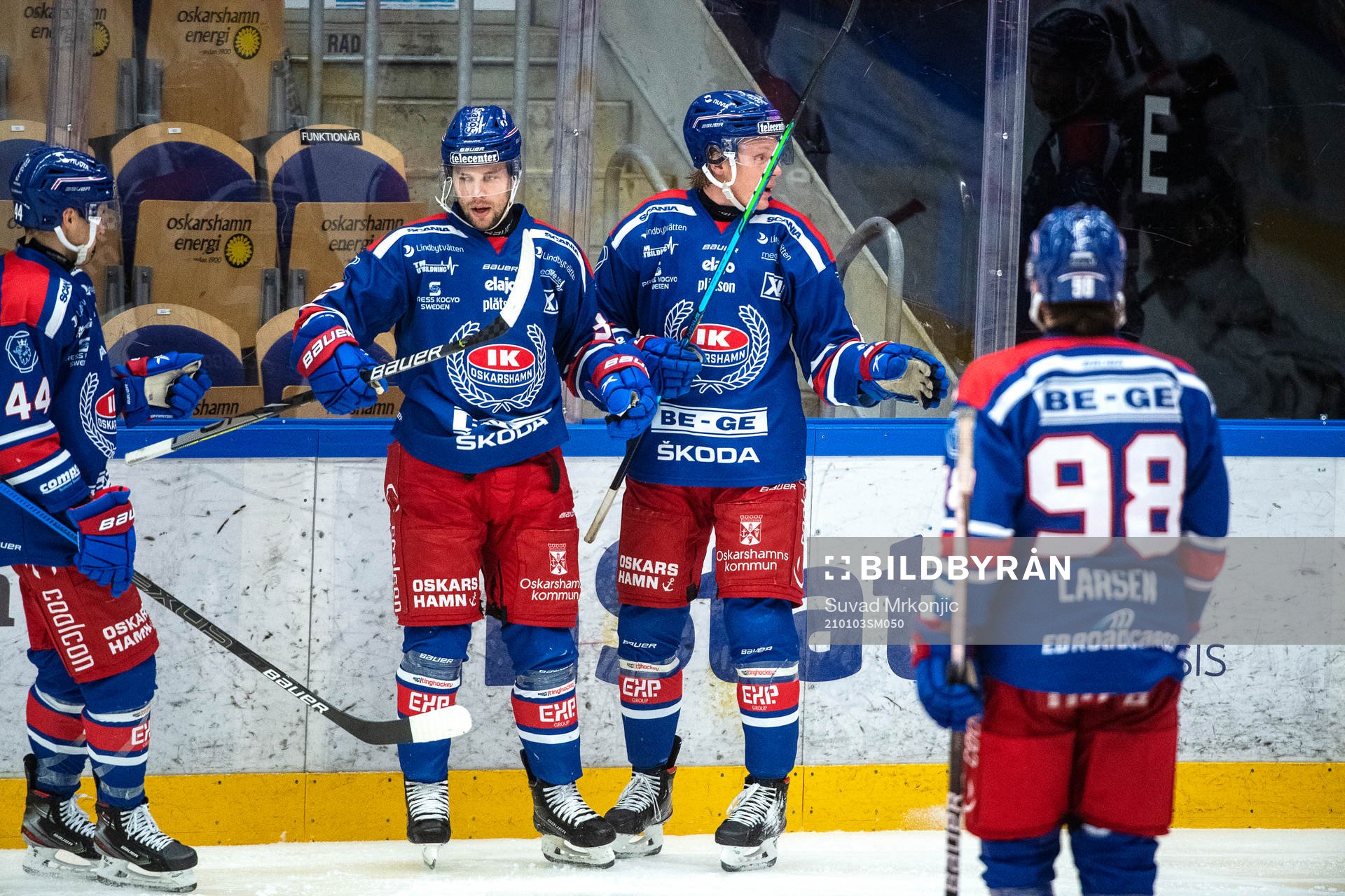 Oskarshamns Markus Modigs jublar