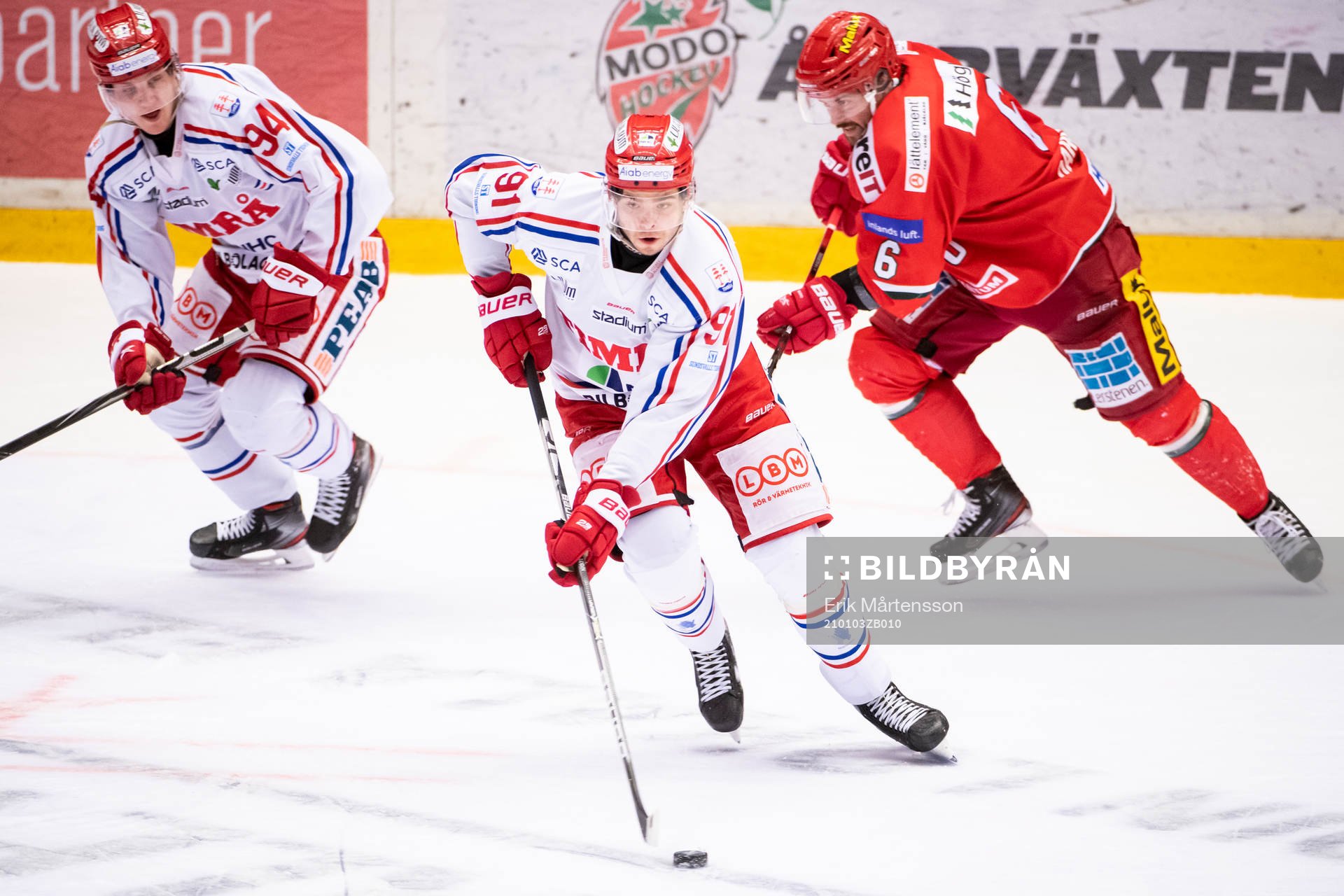 Timrås Sebastian Hartmann, Timrås Viktor Lodin och Modos