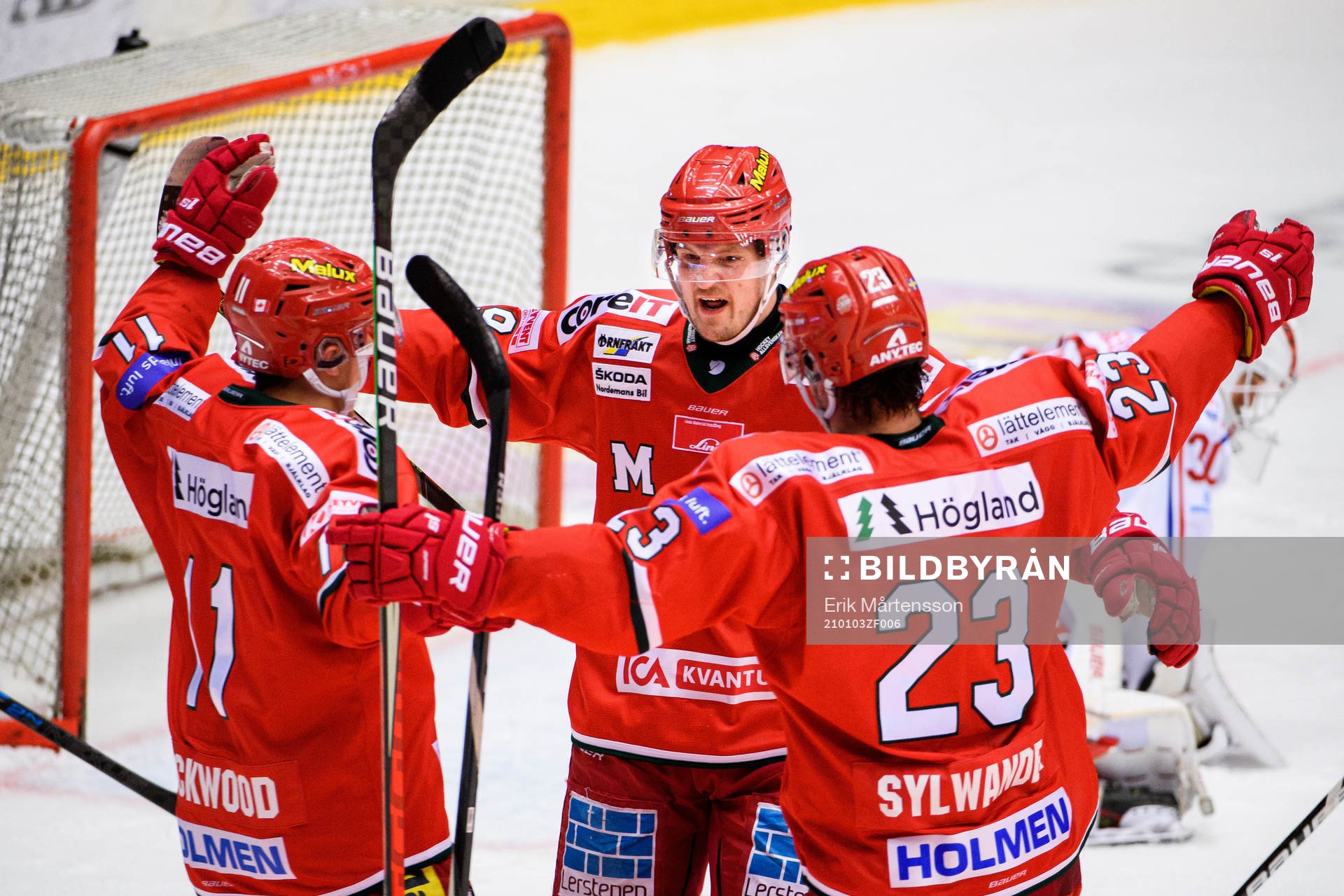 Modos Patrik Karlkvist jublar 2-1