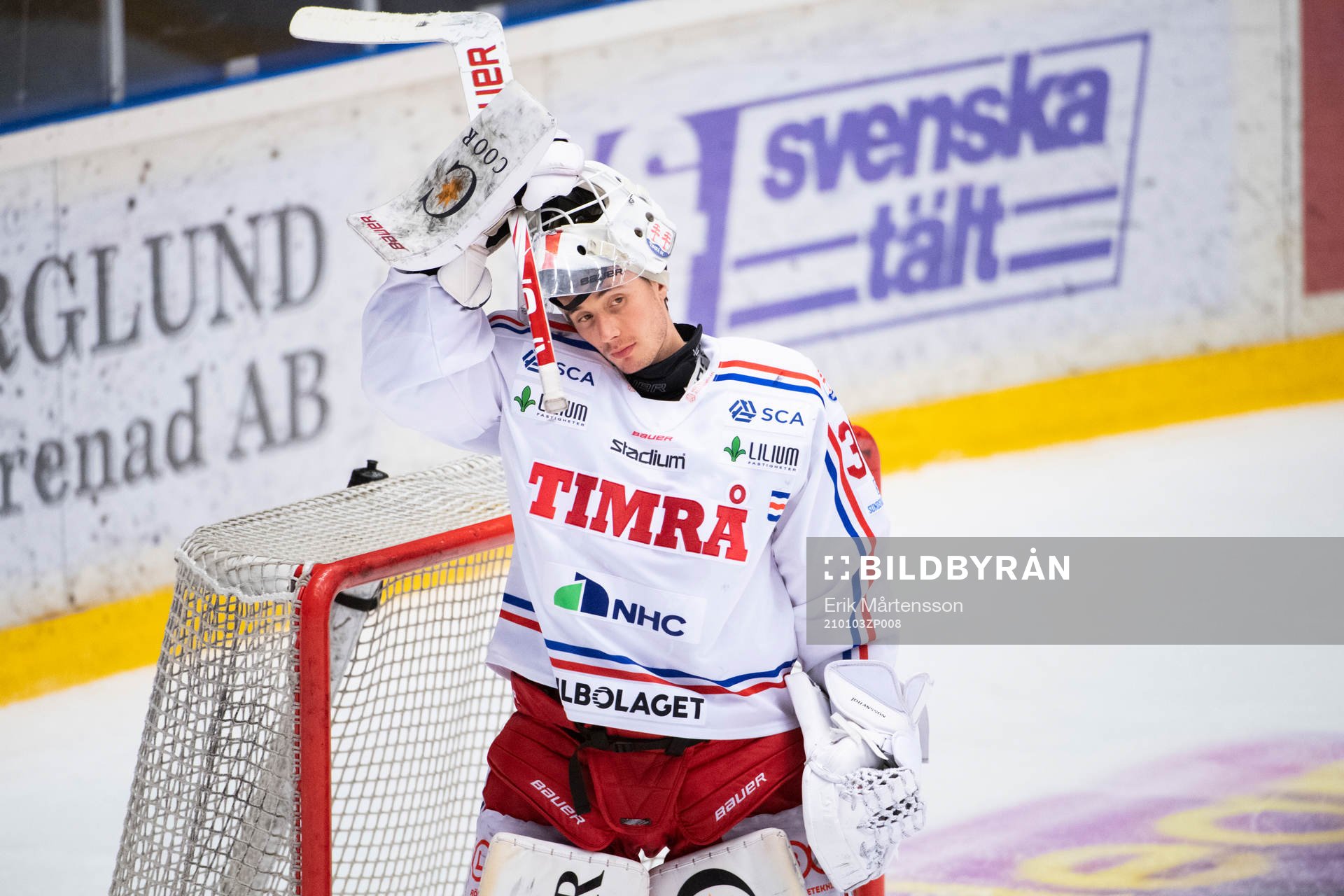 Timrås målvakt Jacob Johansson