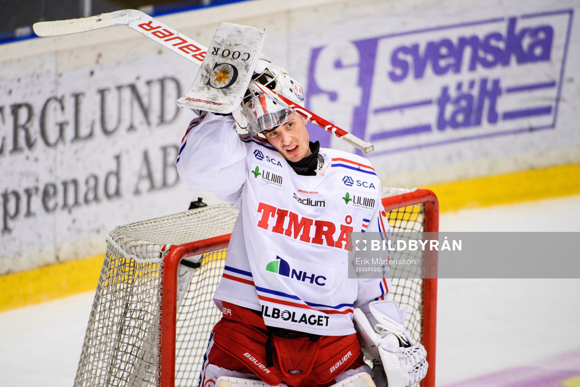 Timrås målvakt Jacob Johansson