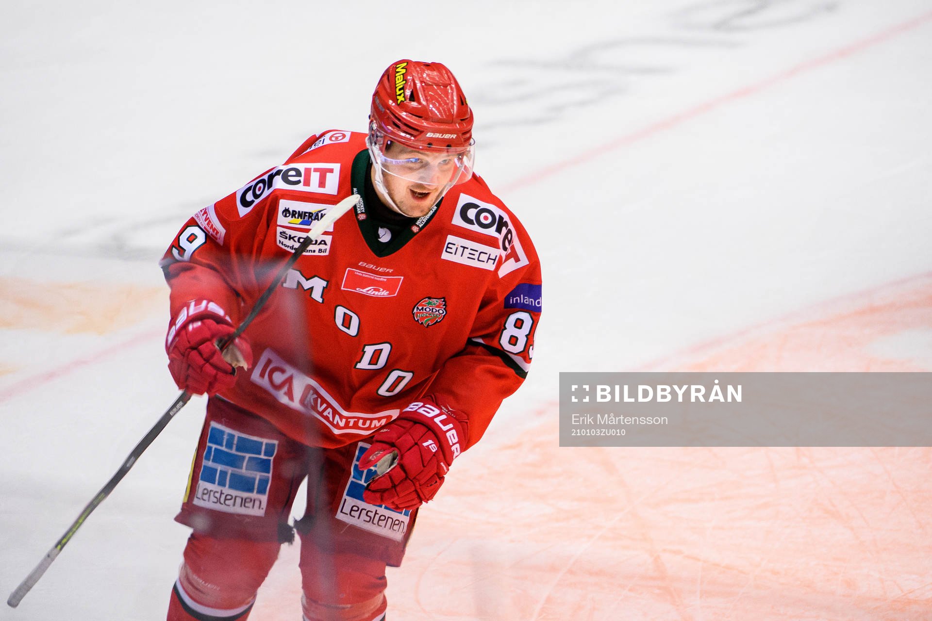 Modos Patrik Karlkvist jublar 2-1