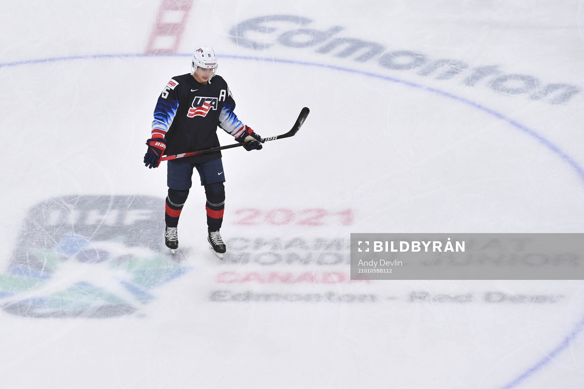 Alex Turcotte of USA skates