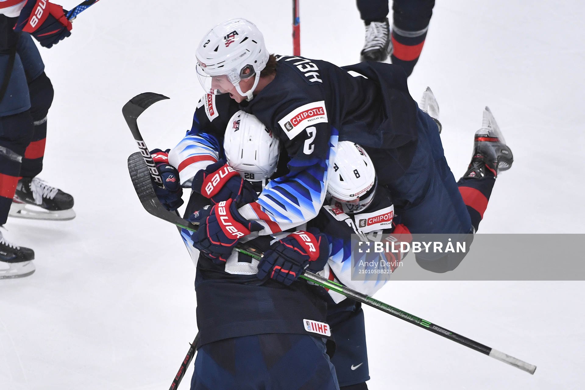 Drew Helleson of USA jumps