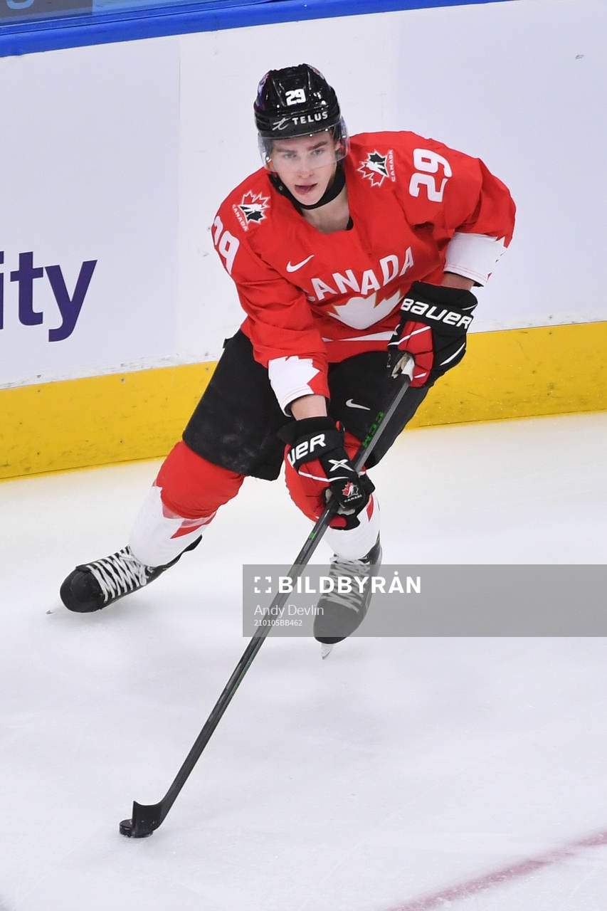 Jack Quinn of Canada skates
